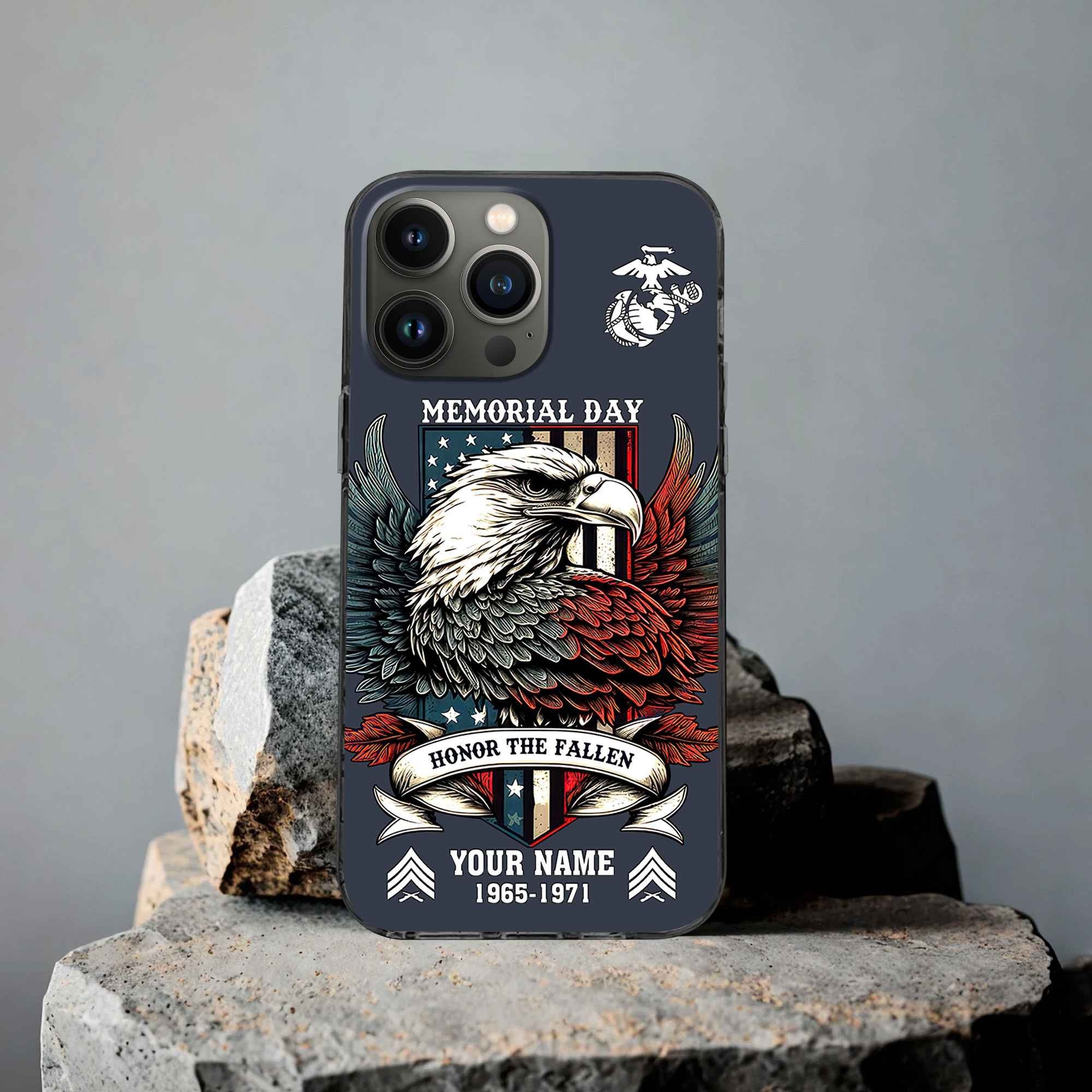 USMC Custom Phone Case VPVC505903, Gifts For Marine Veteran, Best Gifts On Father's Day, Armed Forces Day, Independence Day, Veterans Day.