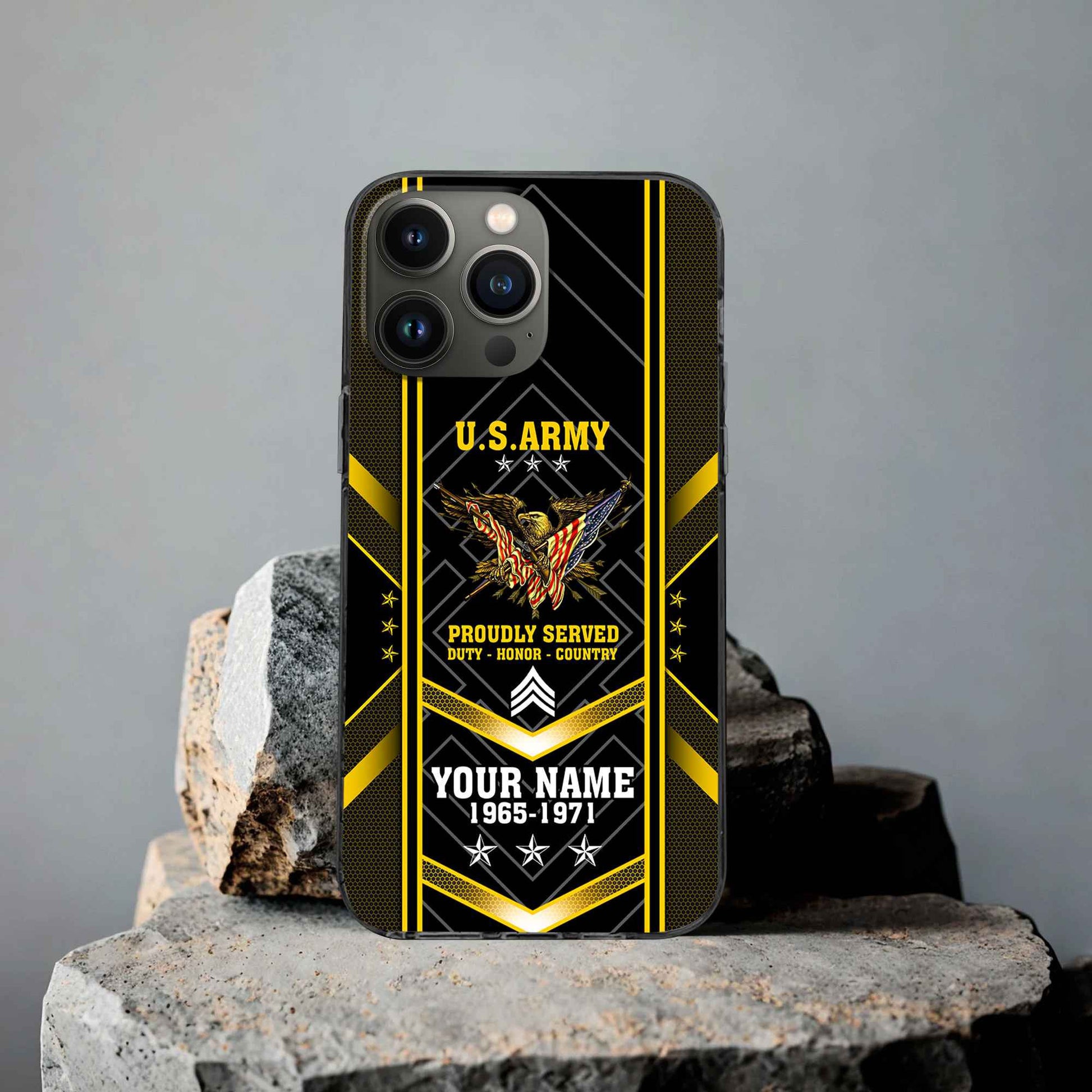 Premium Custom US Army Phone Case VPVC506101, Gifts For Army Veteran, Best Gifts On Father's Day, Armed Forces Day, Independence Day, Veterans Day.