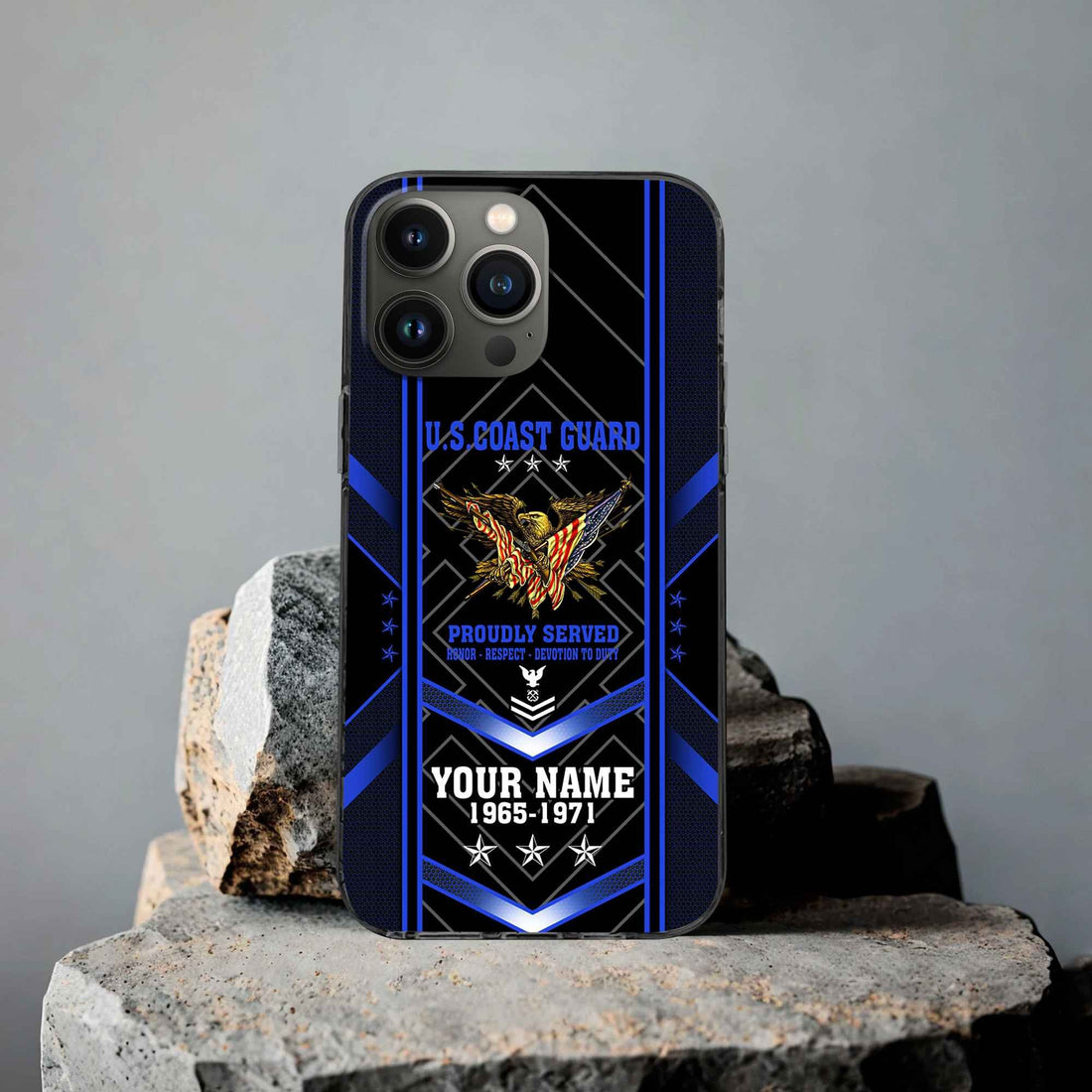 Premium Custom USCG Phone Case VPVC506105, Gifts For Coast Guard Veteran, Best Gifts On Father's Day, Armed Forces Day, Independence Day, Veterans Day.