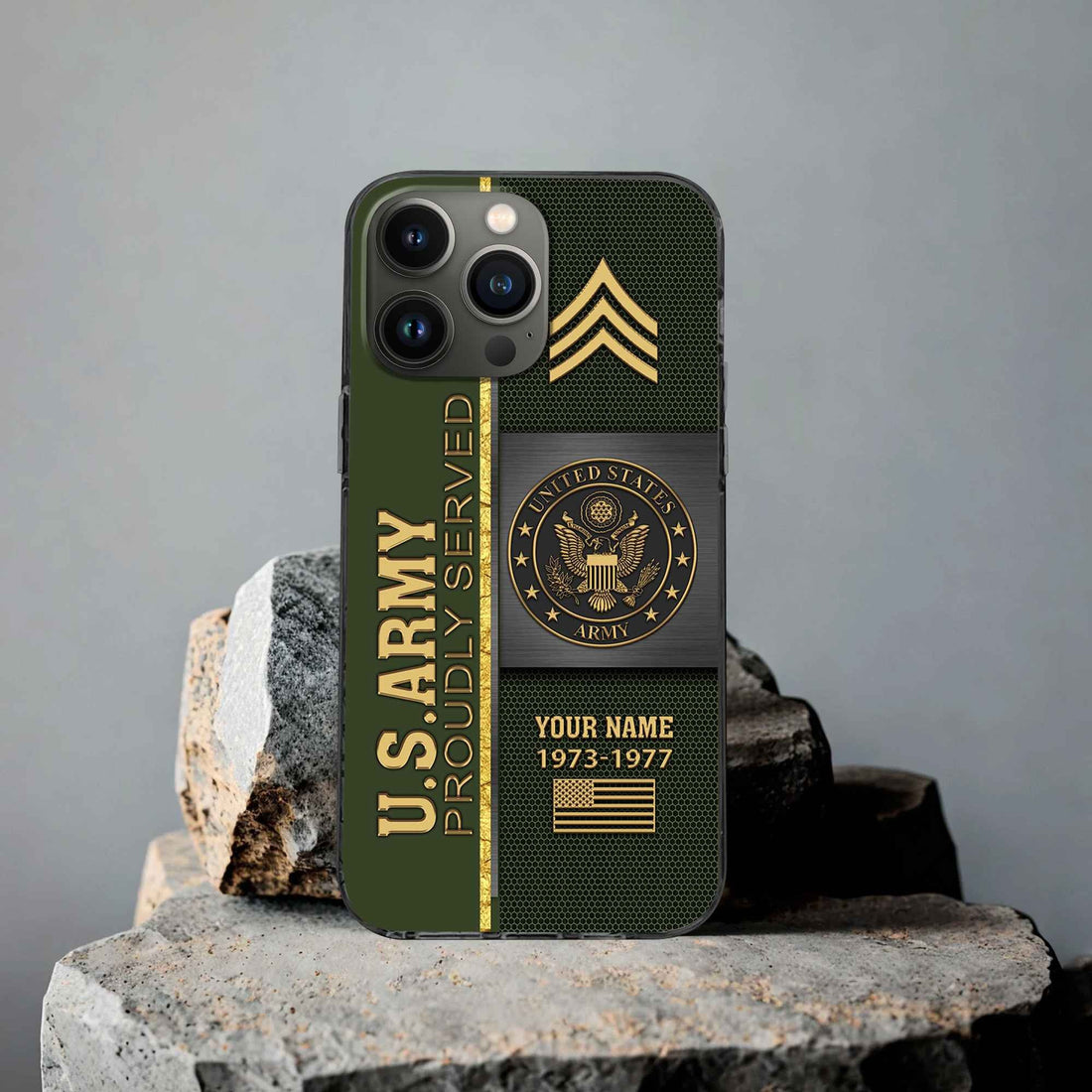 Premium Custom US Army Phone Case VPVC506301, Gifts For Army Veteran, Best Gifts On Father's Day, Armed Forces Day, Independence Day, Veterans Day.