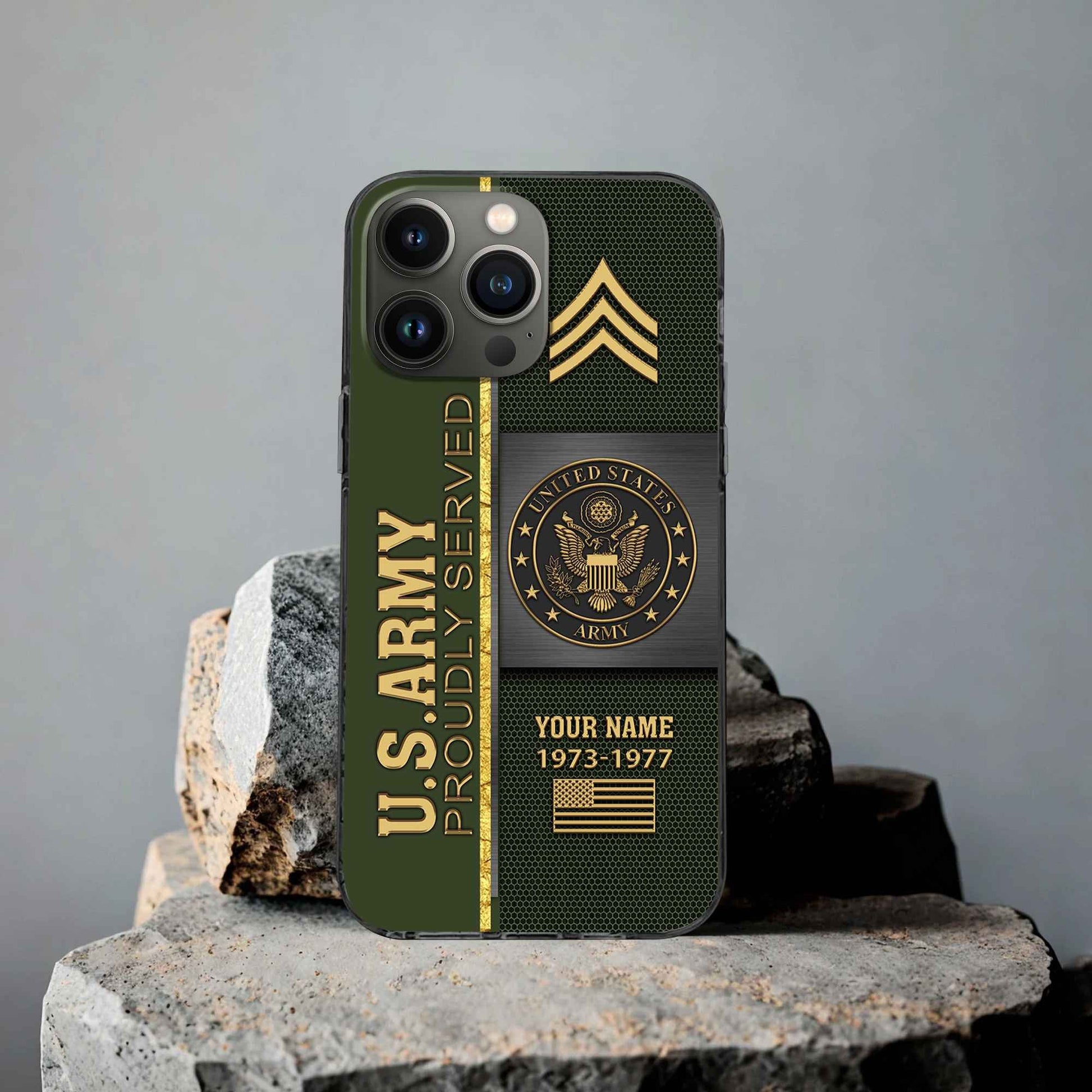 Premium Custom US Army Phone Case VPVC506301, Gifts For Army Veteran, Best Gifts On Father's Day, Armed Forces Day, Independence Day, Veterans Day.