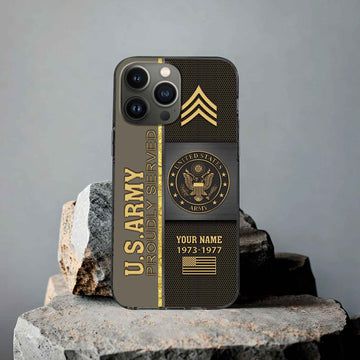 Premium Custom US Army Phone Case VPVC506310, Gifts For Army Veteran, Best Gifts On Father's Day, Armed Forces Day, Independence Day, Veterans Day.