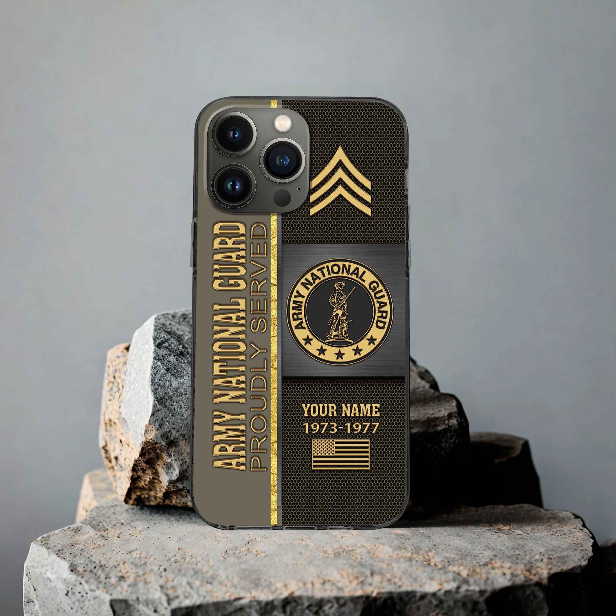 Premium Custom US Army National Guard Phone Case VPVC506308, Gifts For Army National Guard Veteran, Best Gifts On Father's Day, Armed Forces Day, Independence Day, Veterans Day.
