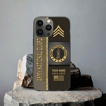 Premium Custom US Army National Guard Phone Case VPVC506308, Gifts For Army National Guard Veteran, Best Gifts On Father's Day, Armed Forces Day, Independence Day, Veterans Day.