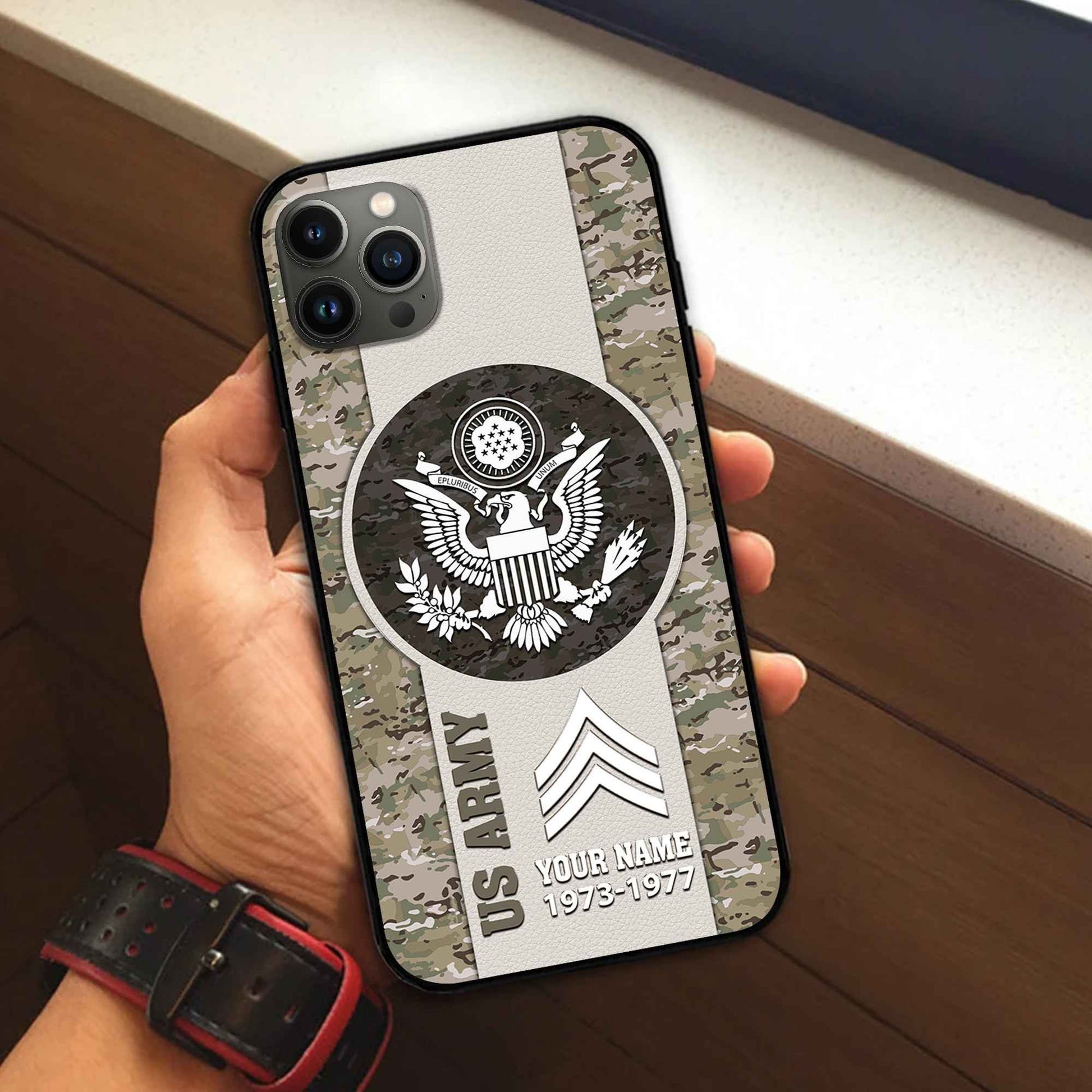 US Army Custom Phone Case VPVC506410, Gifts For Army Veteran, Best Gifts On Father's Day, Armed Forces Day, Independence Day, Veterans Day.