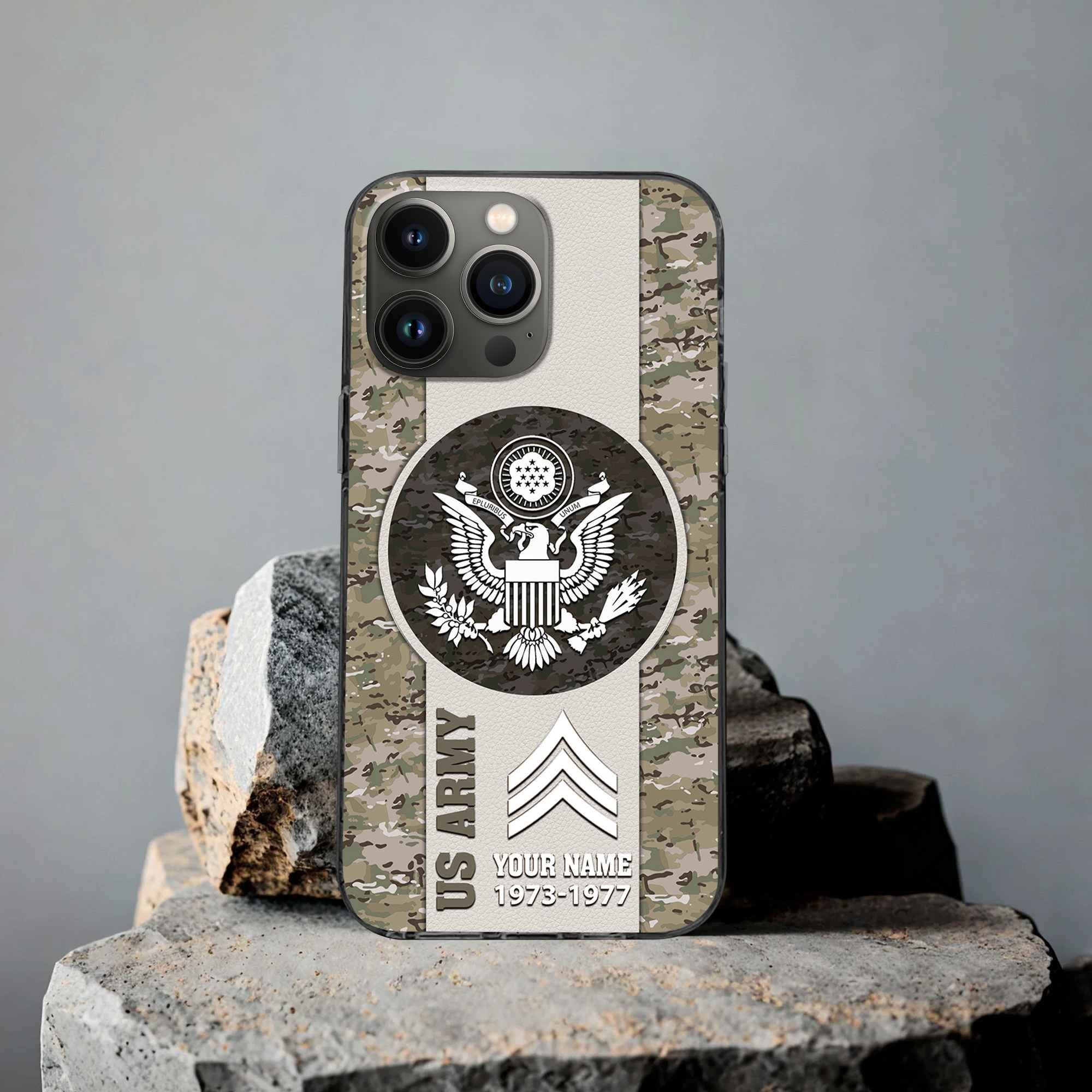 US Army Custom Phone Case VPVC506410, Gifts For Army Veteran, Best Gifts On Father's Day, Armed Forces Day, Independence Day, Veterans Day.