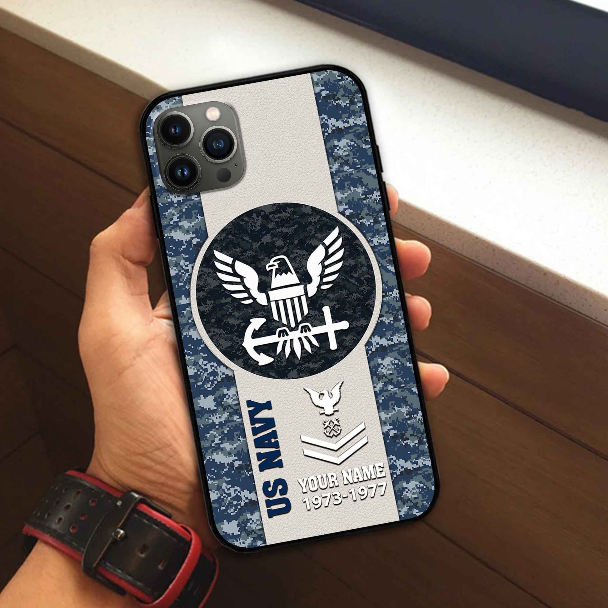 US Navy Custom Phone Case VPVC506402, Gifts For Navy Veteran, Best Gifts On Father's Day, Armed Forces Day, Independence Day, Veterans Day.