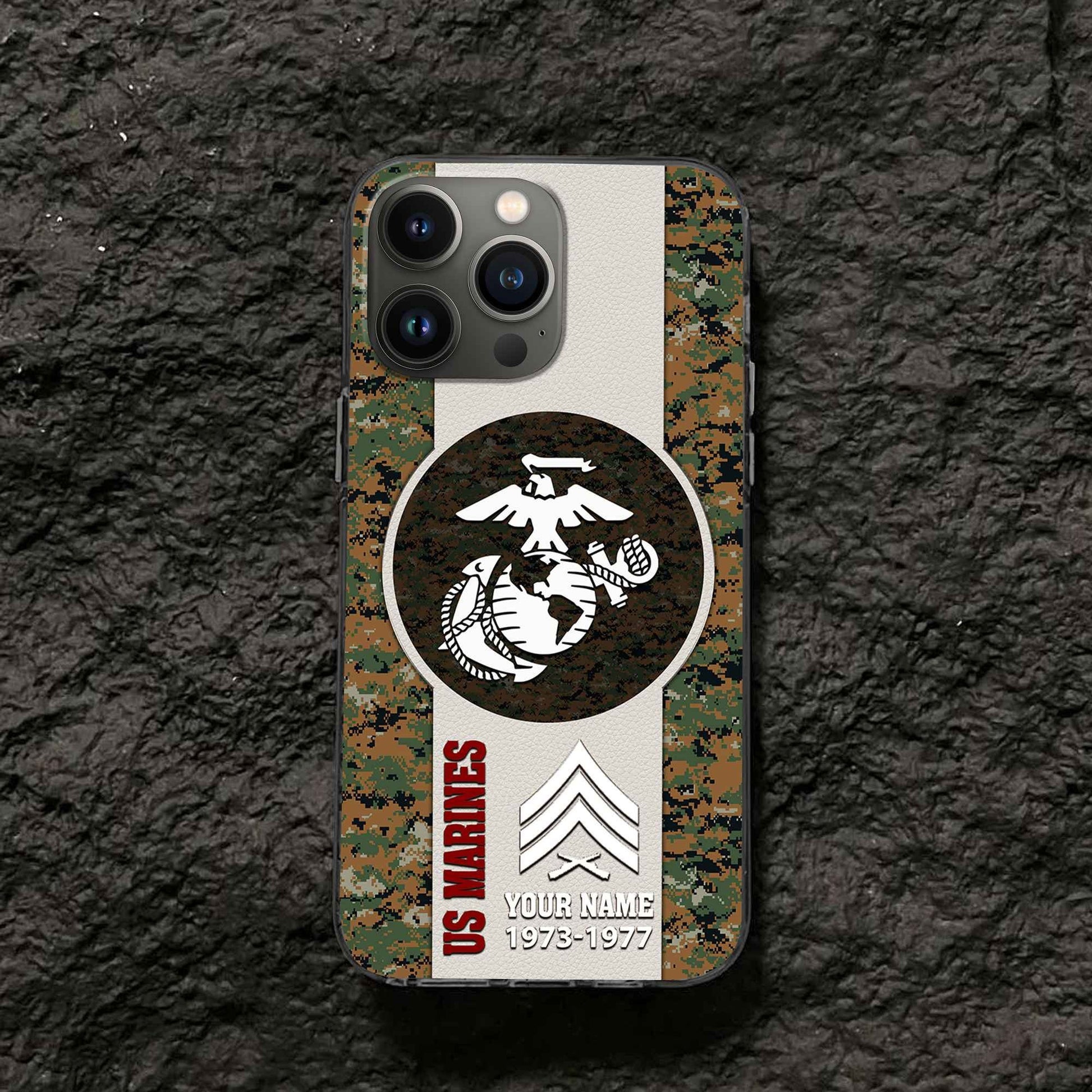 USMC Custom Phone Case VPVC506403, Gifts For Marine Veteran, Best Gifts On Father's Day, Armed Forces Day, Independence Day, Veterans Day.
