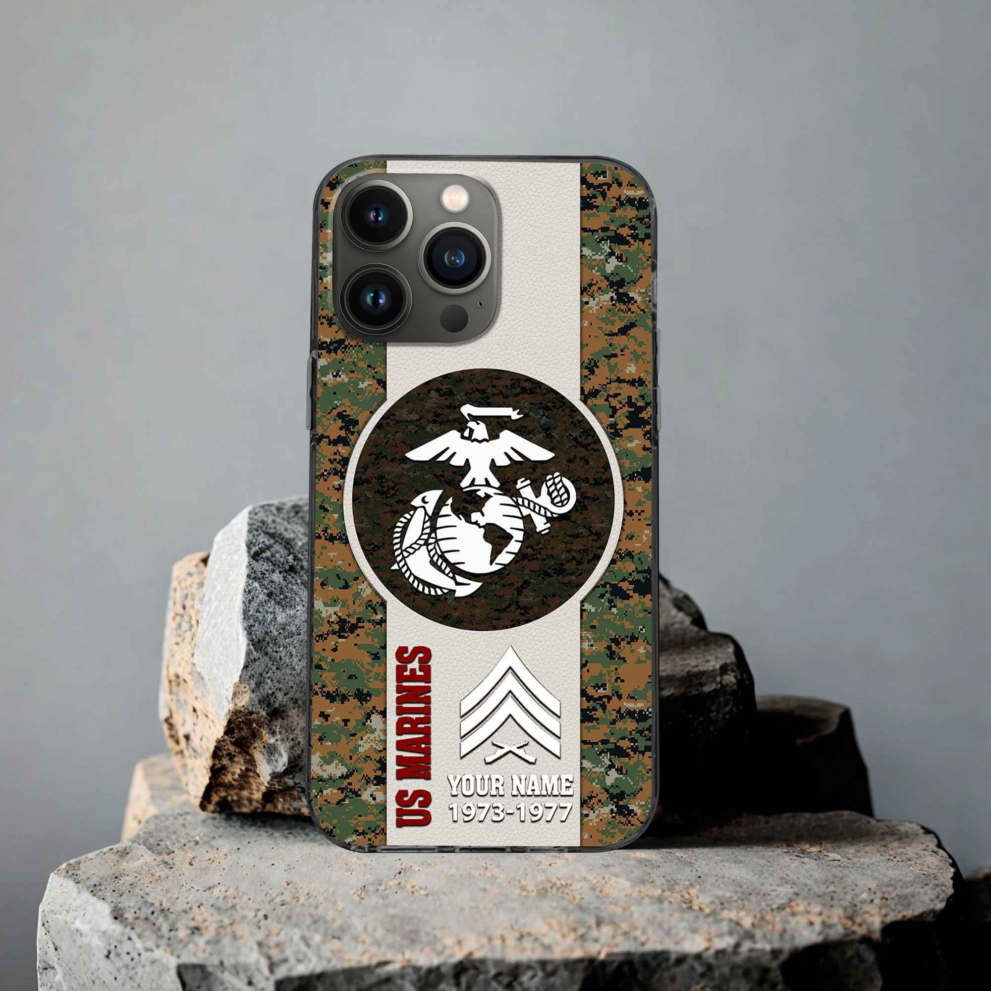 USMC Custom Phone Case VPVC506403, Gifts For Marine Veteran, Best Gifts On Father's Day, Armed Forces Day, Independence Day, Veterans Day.