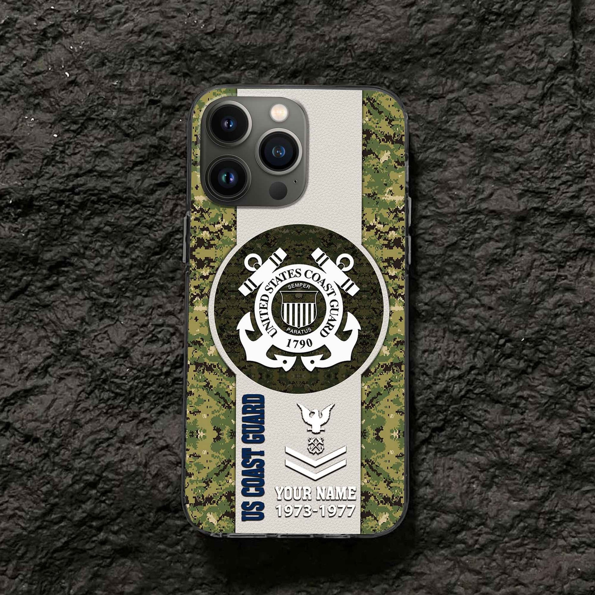 USCG Custom Phone Case VPVC506405, Gifts For Coast Guard Veteran, Best Gifts On Father's Day, Armed Forces Day, Independence Day, Veterans Day.