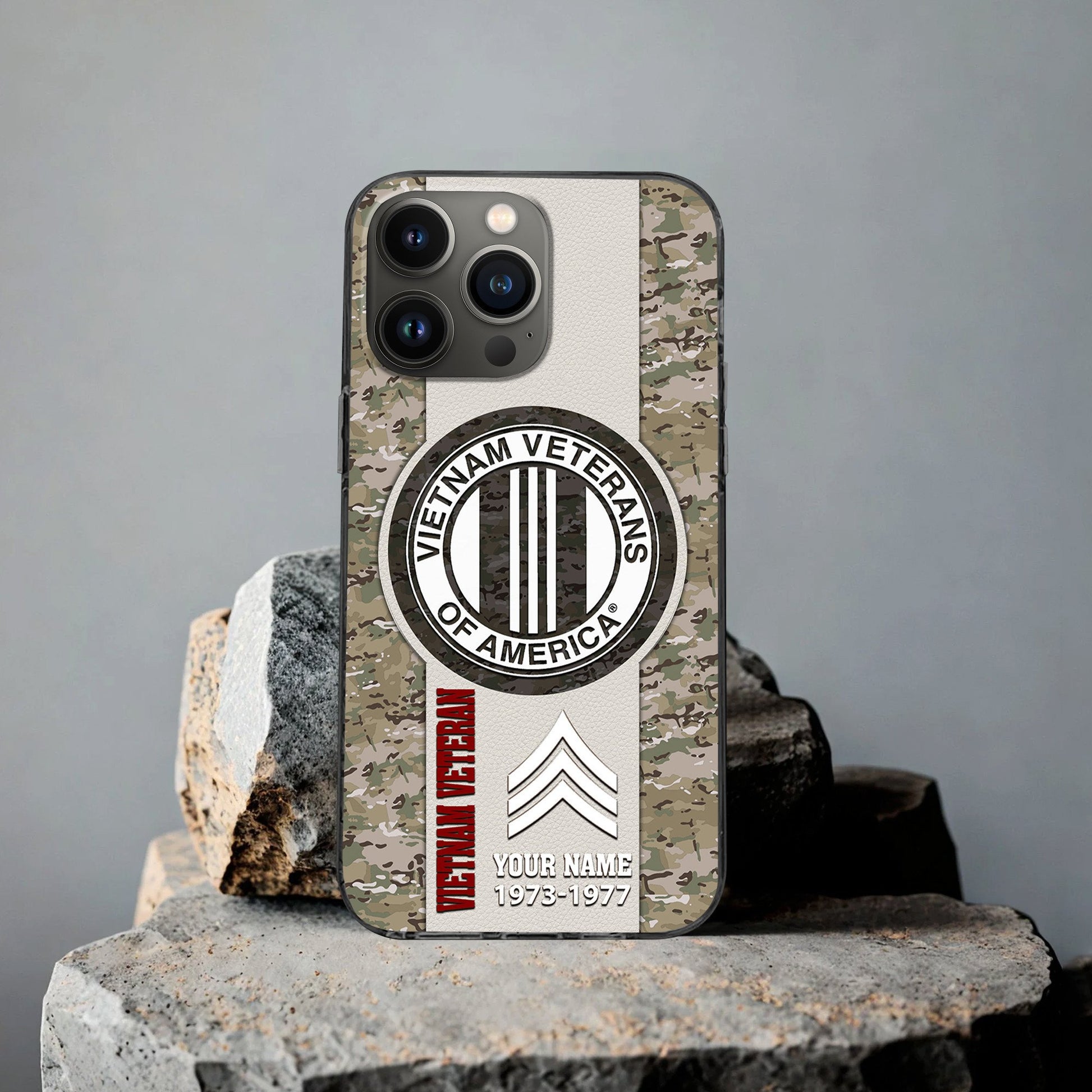 Vietnam Veteran Custom Phone Case VPVC506406, Gifts For Vietnam Veteran, Best Gifts On Father's Day, Armed Forces Day, Independence Day, Veterans Day.