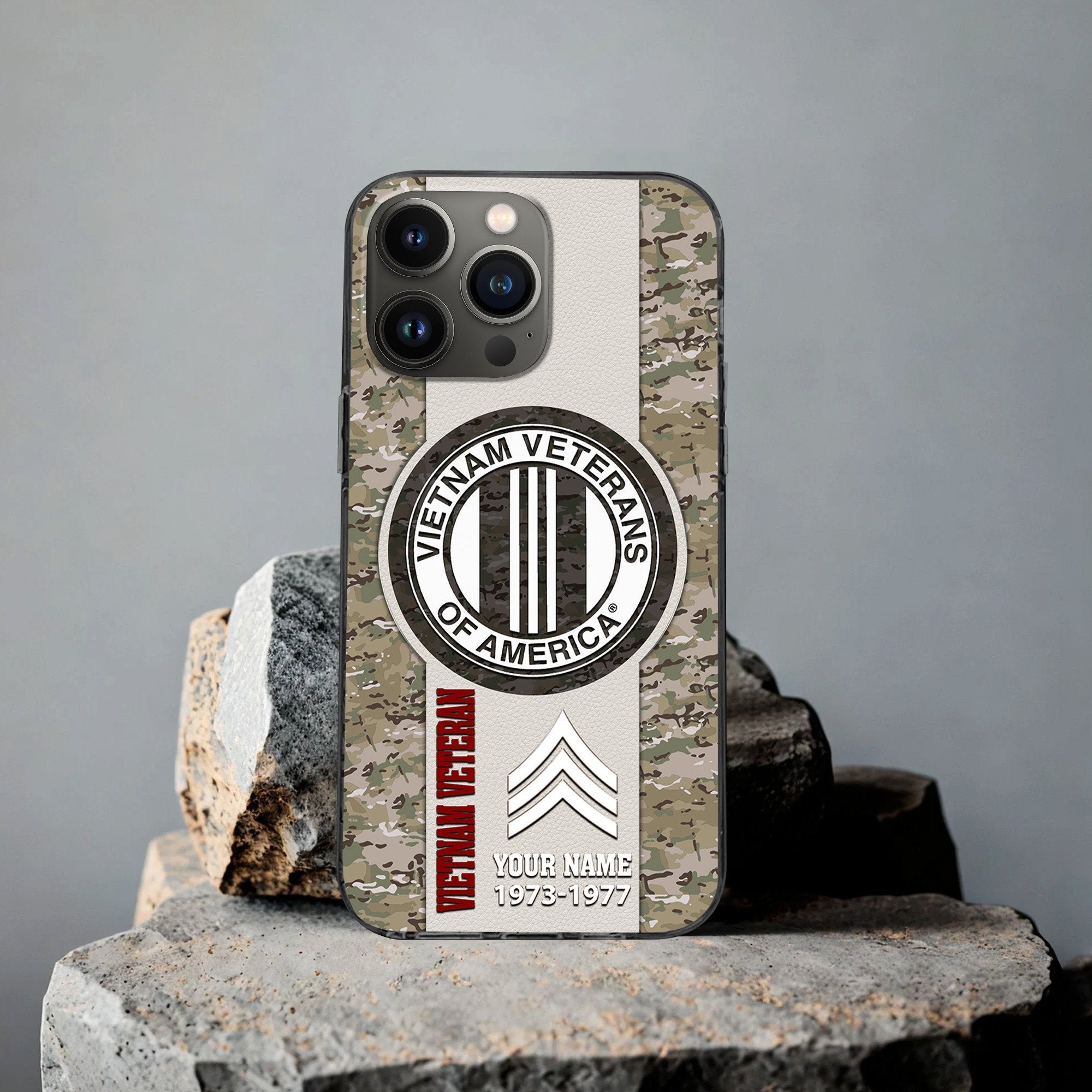 Vietnam Veteran Custom Phone Case VPVC506406, Gifts For Vietnam Veteran, Best Gifts On Father's Day, Armed Forces Day, Independence Day, Veterans Day.