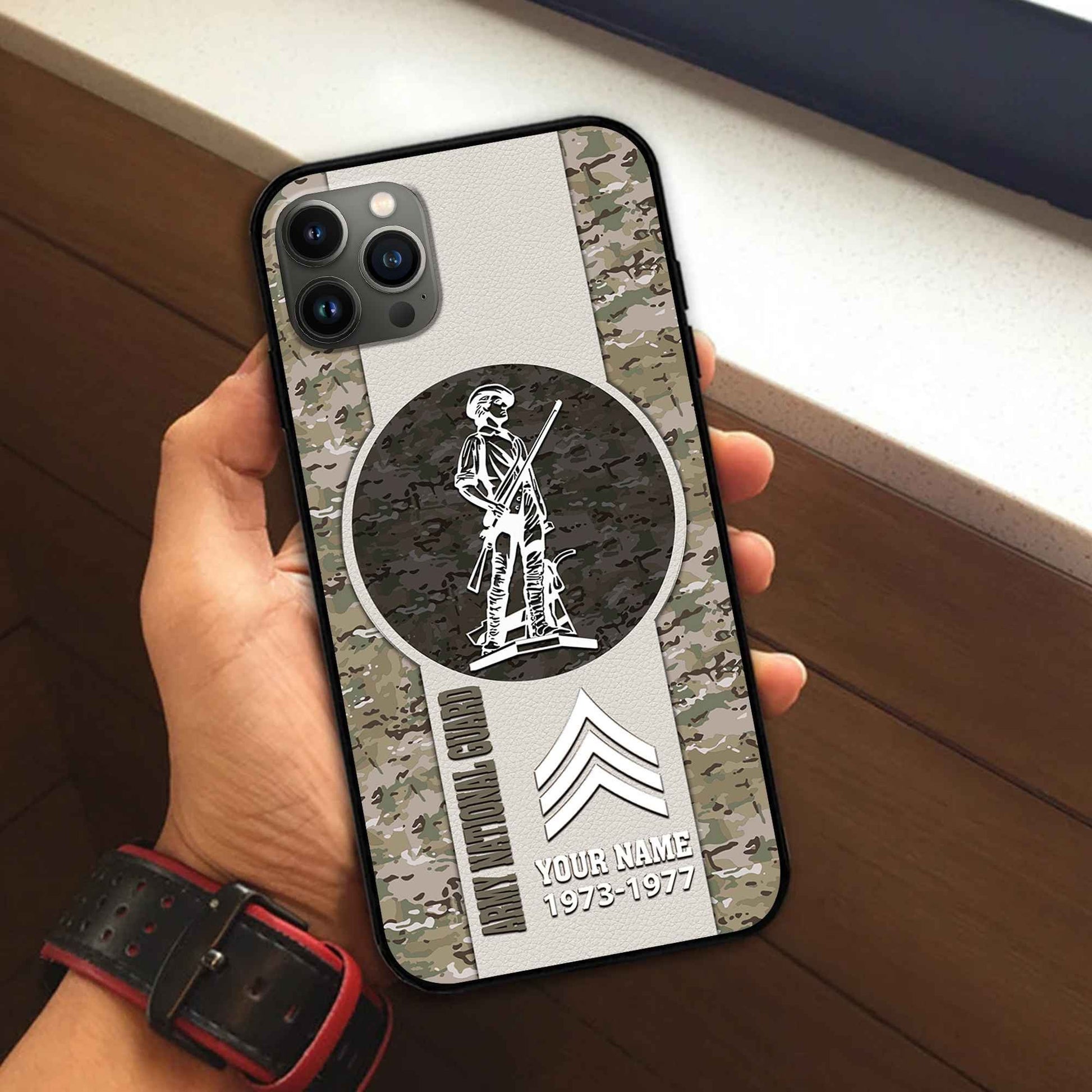 US Army National Guard Custom Phone Case VPVC506408, Gifts For Army National Guard Veteran, Best Gifts On Father's Day, Armed Forces Day, Independence Day, Veterans Day.