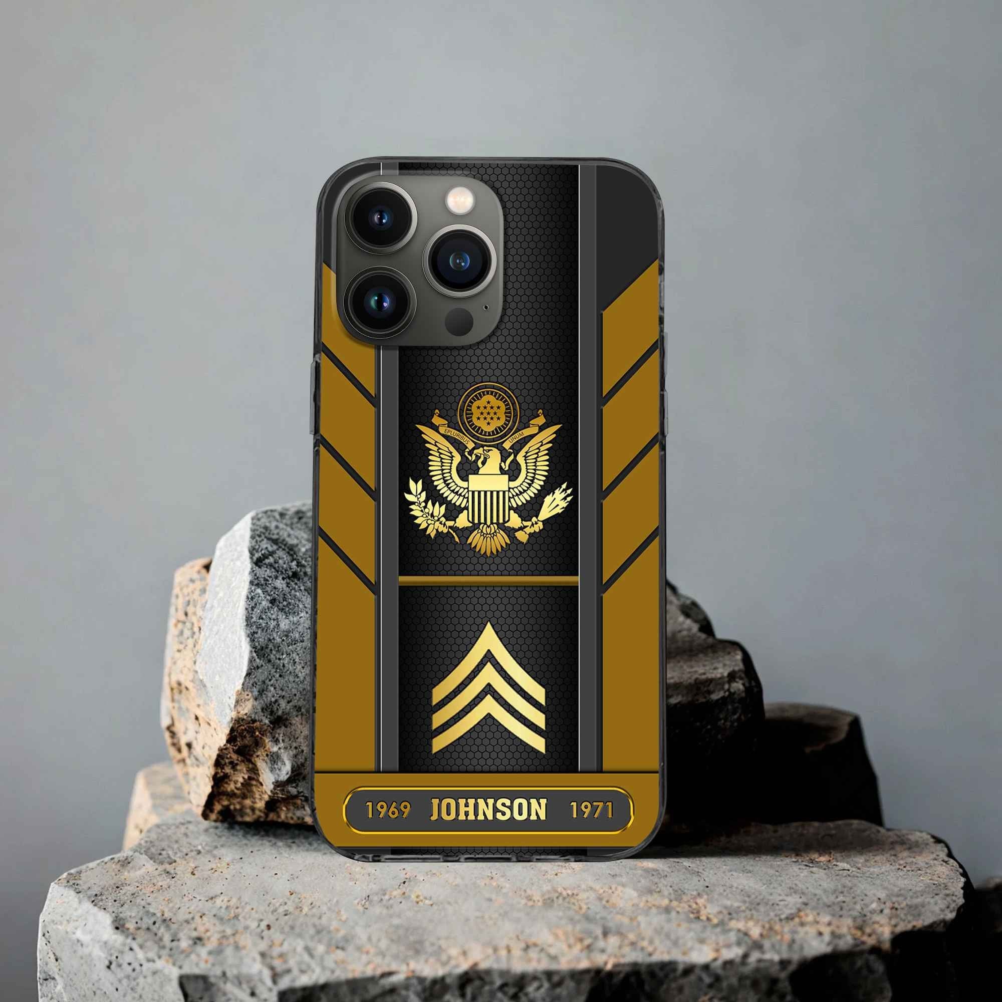 Premium Custom US Army Phone Case VPVC506701, Gifts For Army Veteran, Best Gifts On Father's Day, Armed Forces Day, Independence Day, Veterans Day.