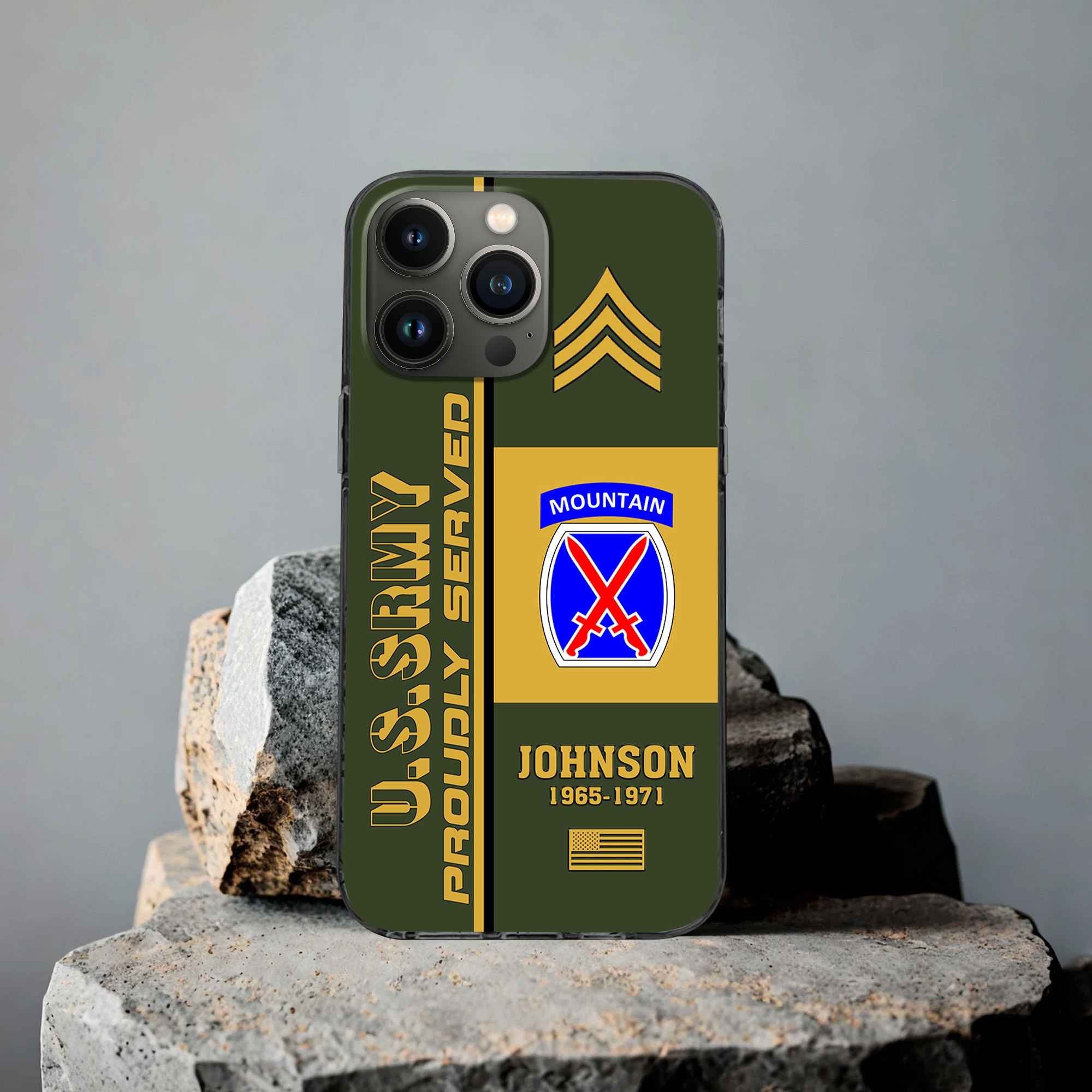 Premium Custom US Army Phone Case VPVC506901, Gifts For Army Veteran, Best Gifts On Father's Day, Armed Forces Day, Independence Day, Veterans Day.