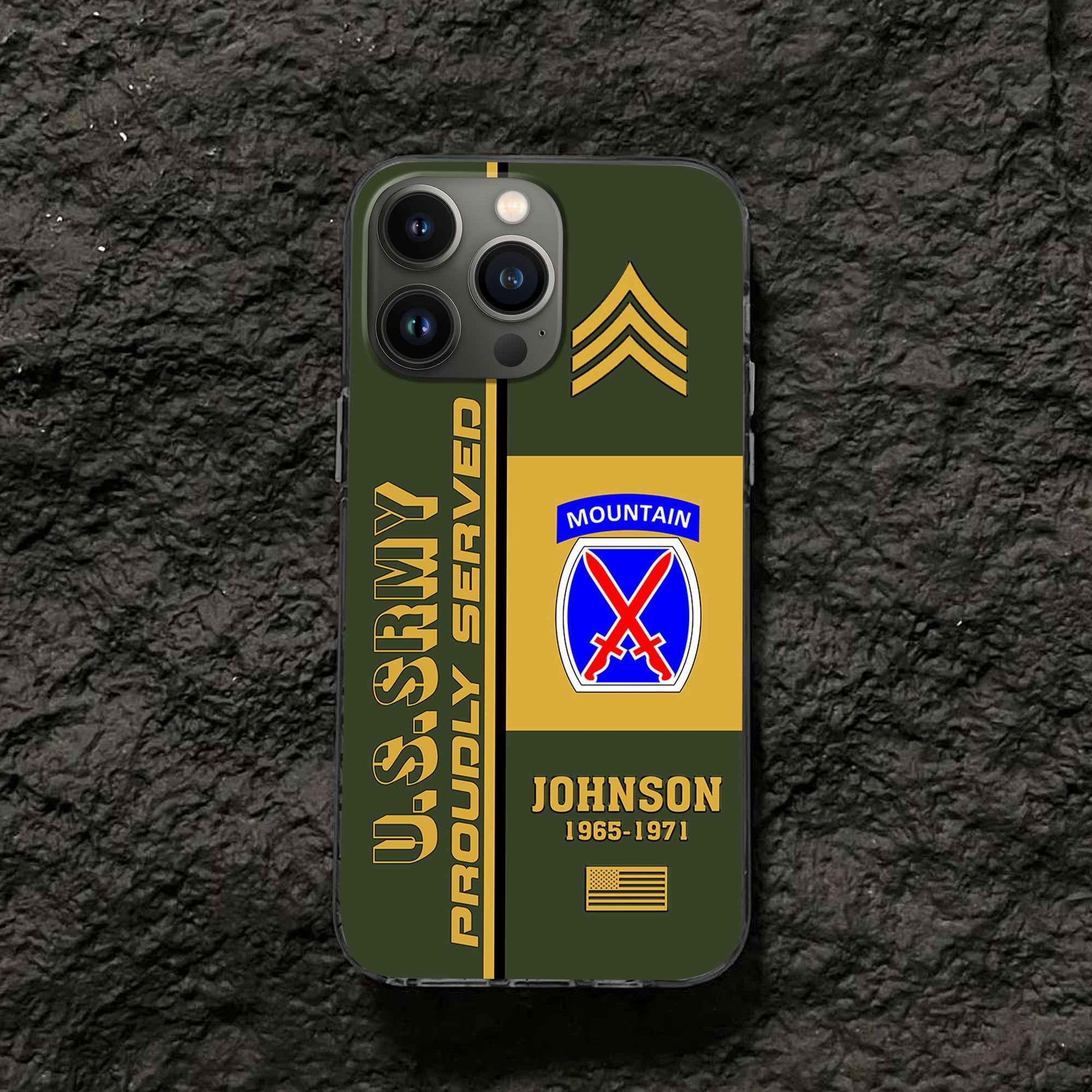 Premium Custom US Army Phone Case VPVC506901, Gifts For Army Veteran, Best Gifts On Father's Day, Armed Forces Day, Independence Day, Veterans Day.