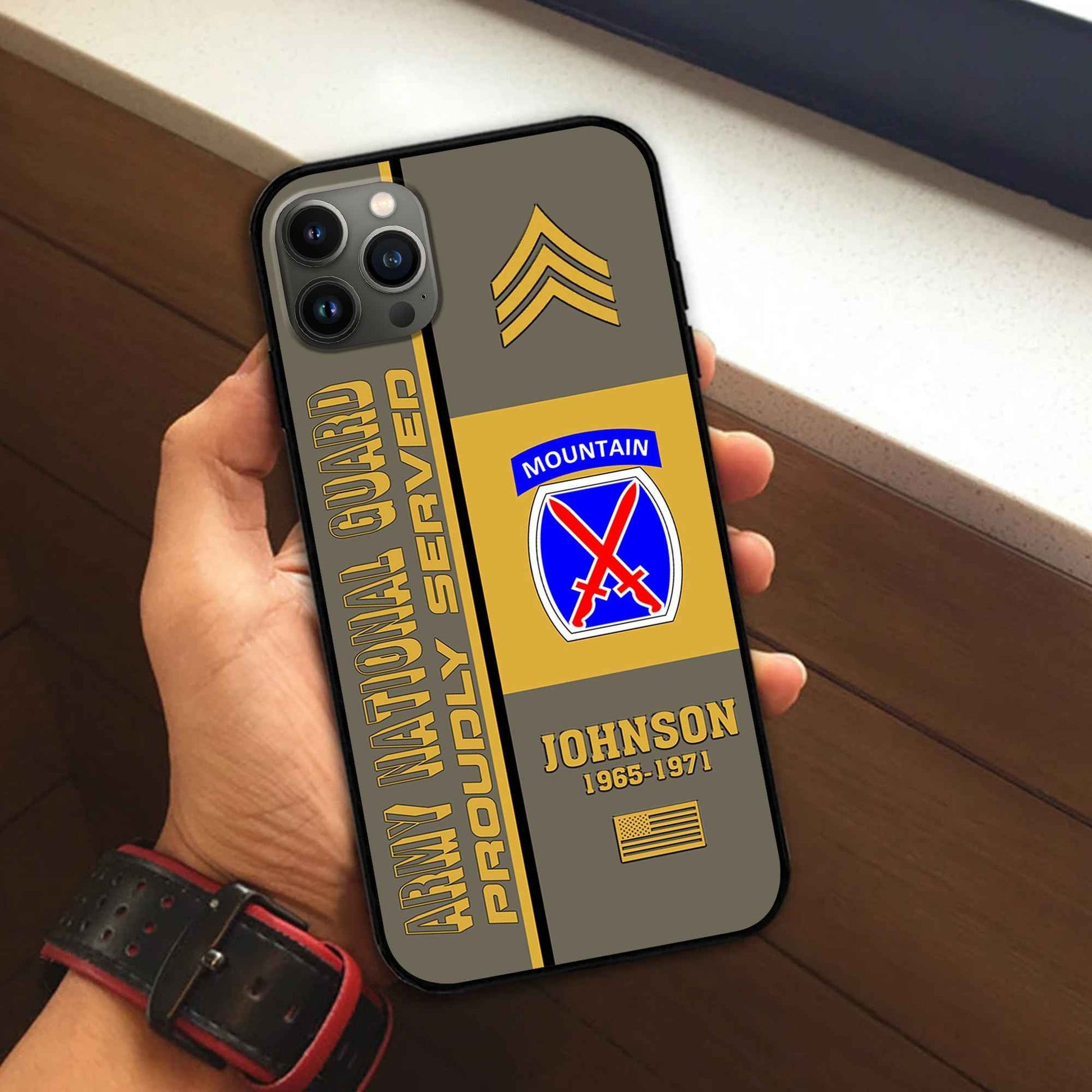 Premium Custom US Army National Guard Phone Case VPVC506908, Gifts For Army National Guard Veteran, Best Gifts On Father's Day, Armed Forces Day, Independence Day, Veterans Day.