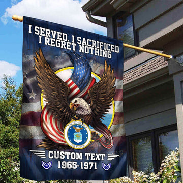 Premium Custom USAF Flag VPVC110604, Gift For Air Force Veteran, American Flag, Patriotic Flag, Garden Flag, House Flag