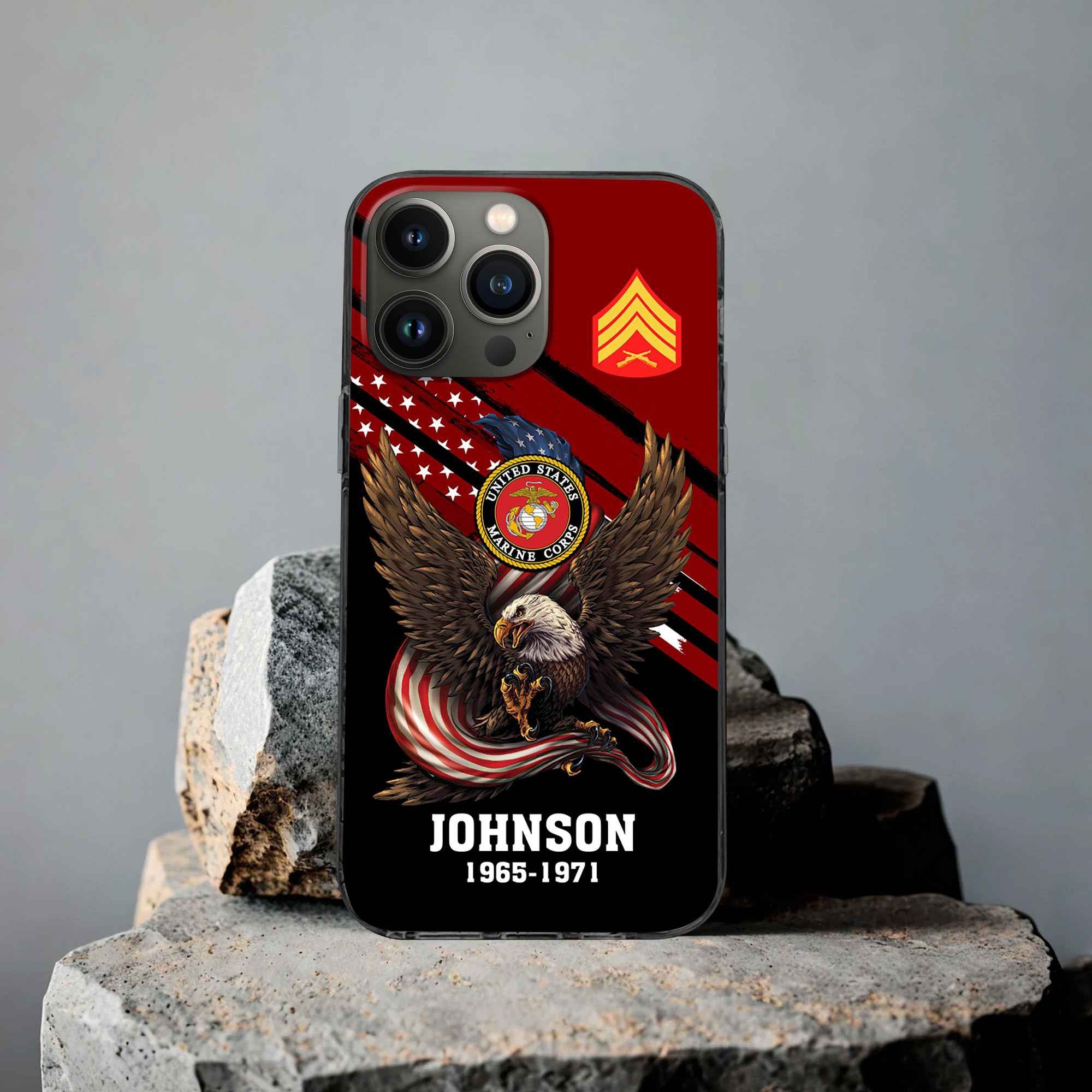 USMC Custom Phone Case VPVC507003, Gifts For Marine Veteran, Best Gifts On Father's Day, Armed Forces Day, Independence Day, Veterans Day.