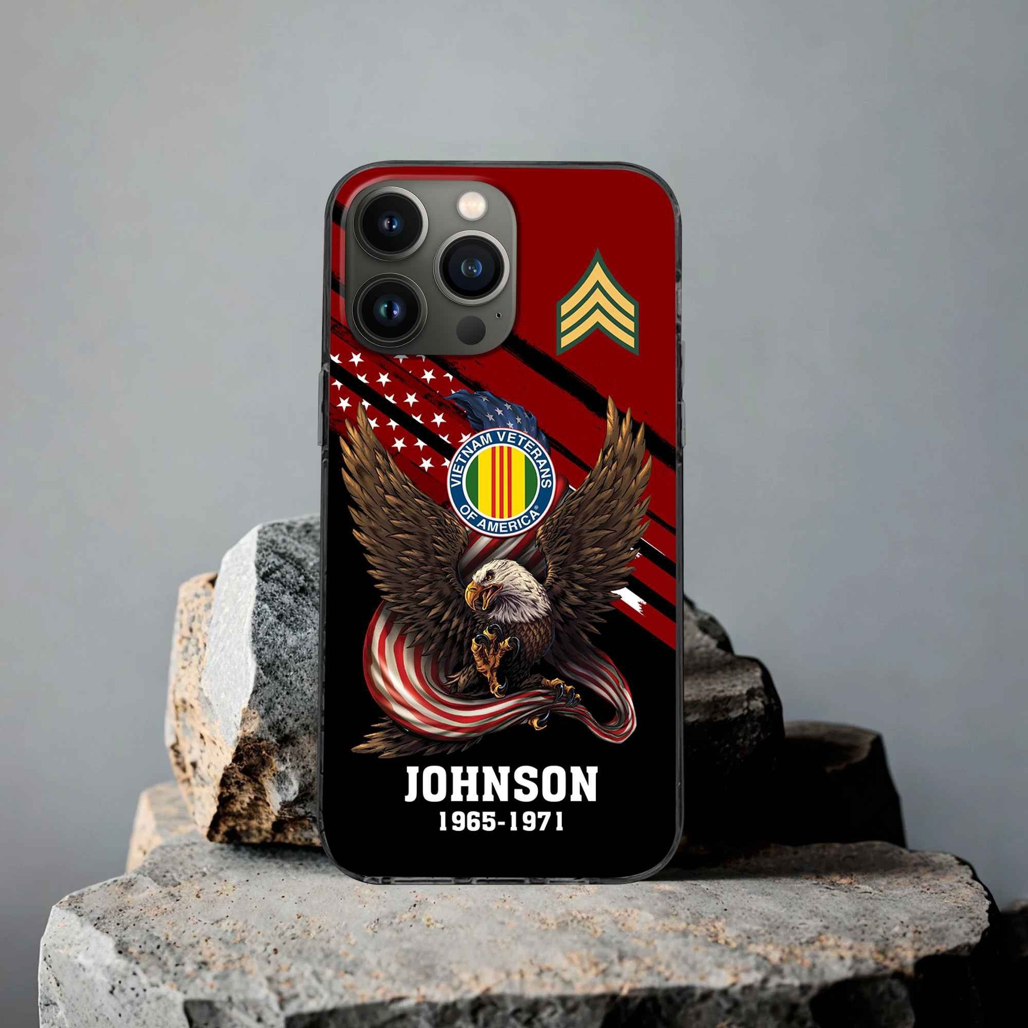 Vietnam Veteran Custom Phone Case VPVC507006, Gifts For Vietnam Veteran, Best Gifts On Father's Day, Armed Forces Day, Independence Day, Veterans Day.