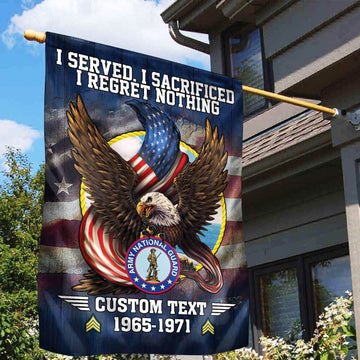 Premium Custom Army National Guard Veteran Flag VPVC110608, Gift For US Veteran, American Flag, Patriotic Flag, Garden Flag, House Flag