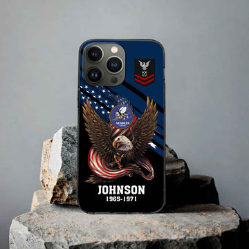 US Seabees Custom Phone Case VPVC507009, Gifts For Seabees Veteran, Best Gifts On Father's Day, Armed Forces Day, Independence Day, Veterans Day.