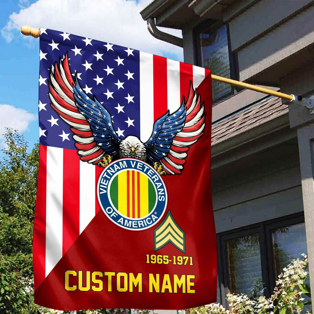 Premium Custom Vietnam Veteran Flag VPVC110806, Gift For Vietnam Veteran, American Flag, Patriotic Flag, Garden Flag, House Flag, Gifts On Father's Day, Independence Day, Veterans Day.