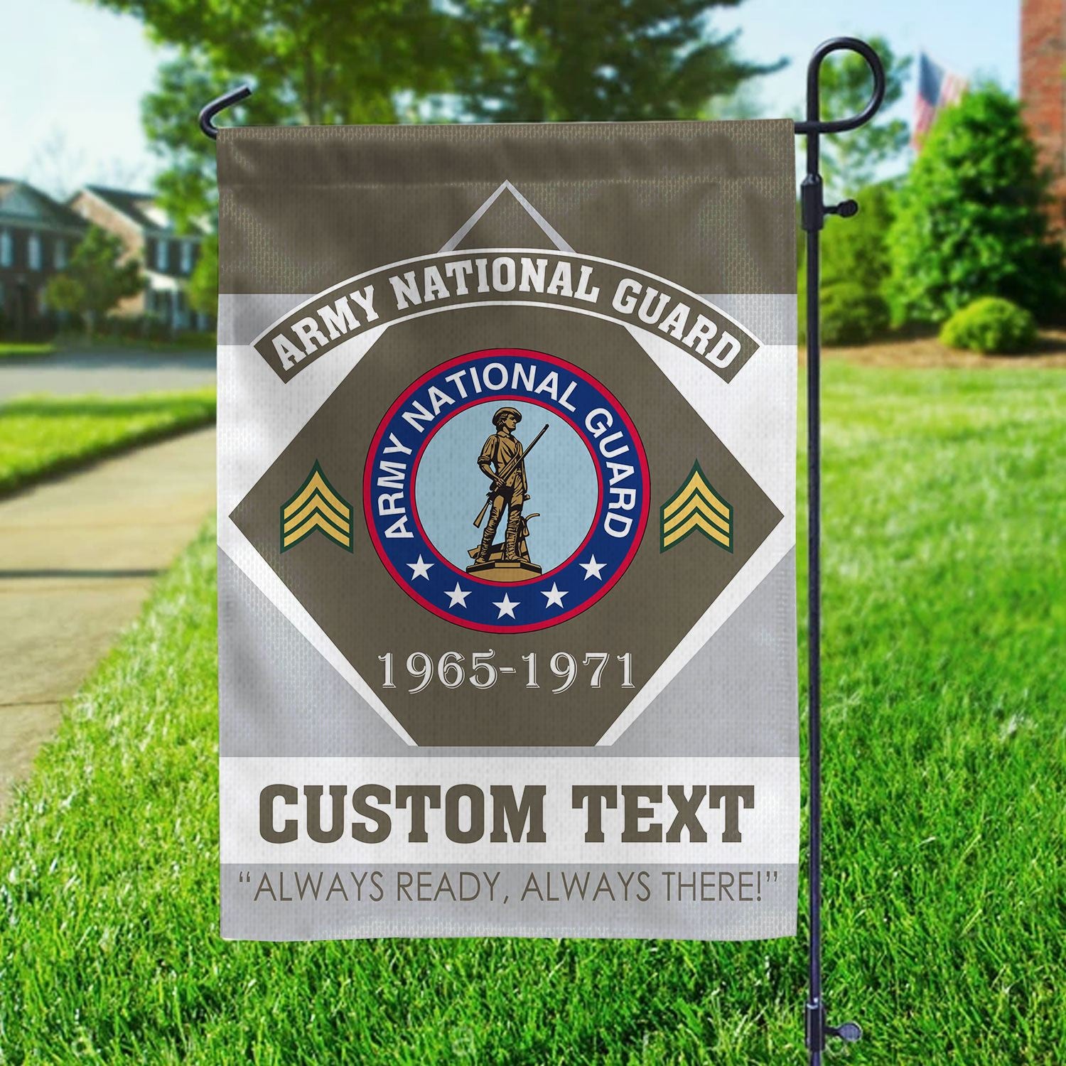 Premium Custom Army National Guard Veteran Flag VPVC110908, Gift For Army National Guard Veteran, American Flag, Patriotic Flag, Garden Flag, House Flag, Gifts On Father's Day, Independence Day, Veterans Day.