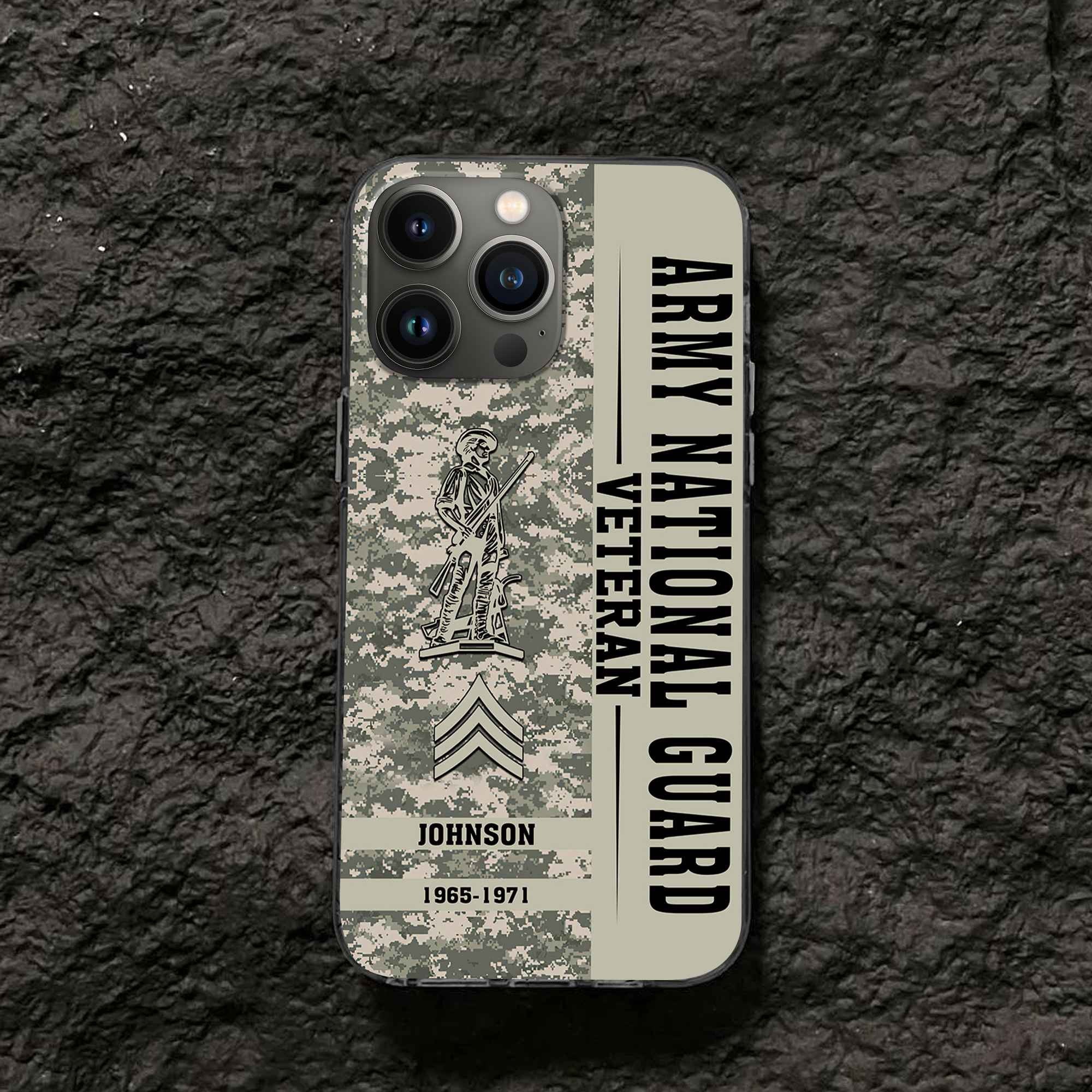 Premium Custom US Army National Guard Phone Case VPVC507208, Gifts For Army National Guard Veteran, Best Gifts On Father's Day, Armed Forces Day, Independence Day, Veterans Day.