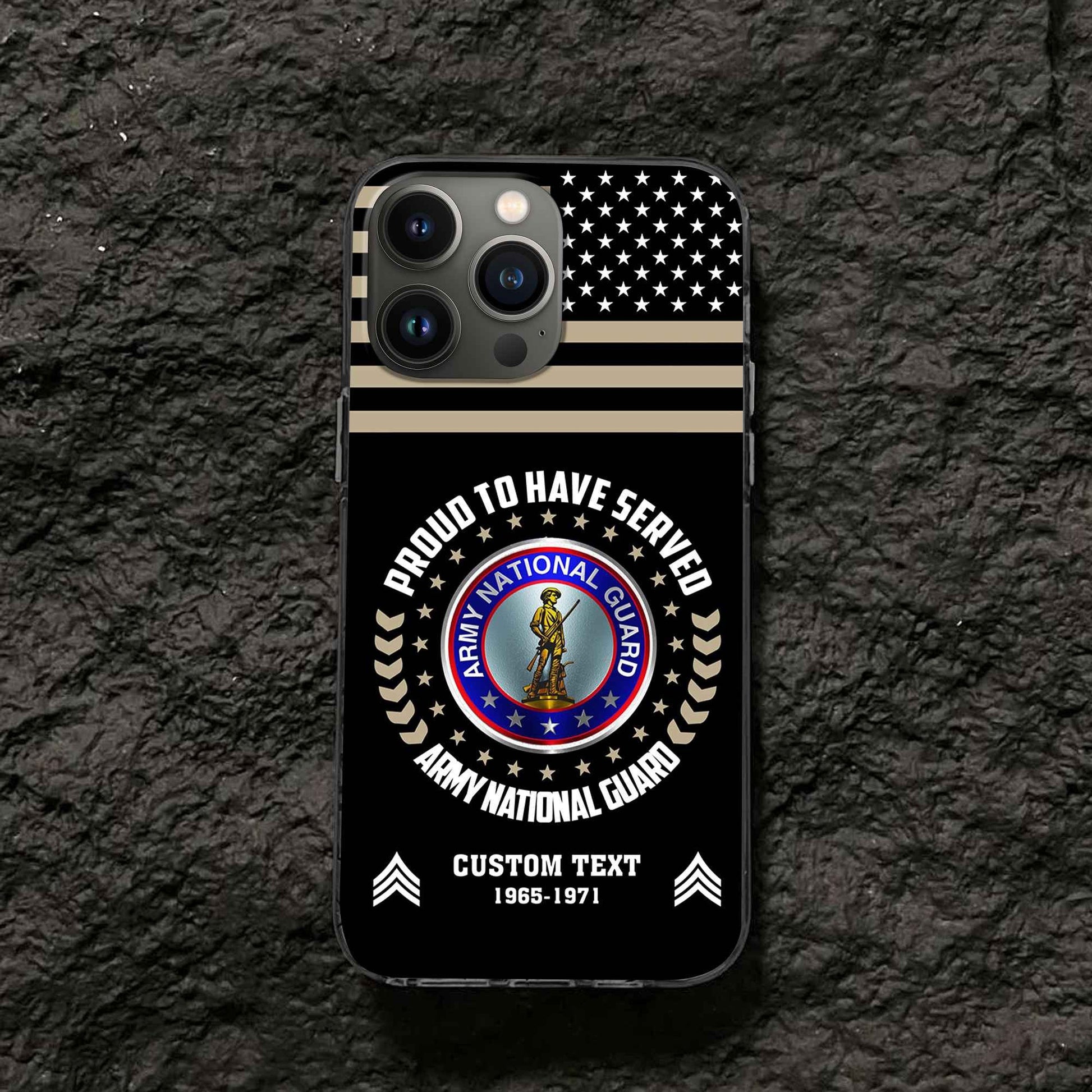 Premium Custom US Army National Guard Phone Case VPVC507408, Gifts For Army National Guard Veteran, Best Gifts On Father's Day, Armed Forces Day, Independence Day, Veterans Day.