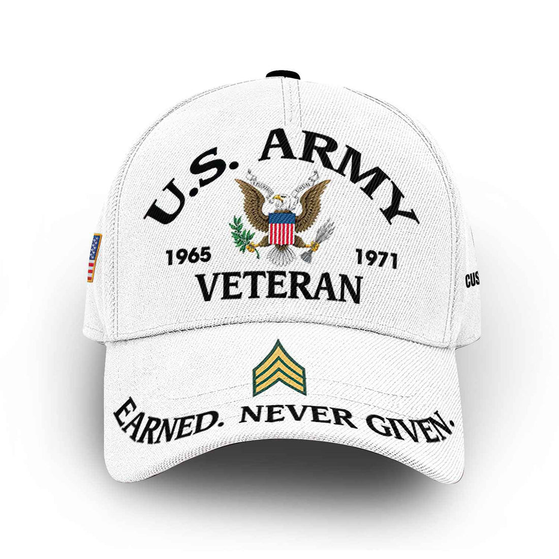 Premium Custom US Army Cap VPVC014301, Gifts For Army Veteran, Best Gifts On Father's Day, Armed Forces Day, Independence Day, Veterans Day.