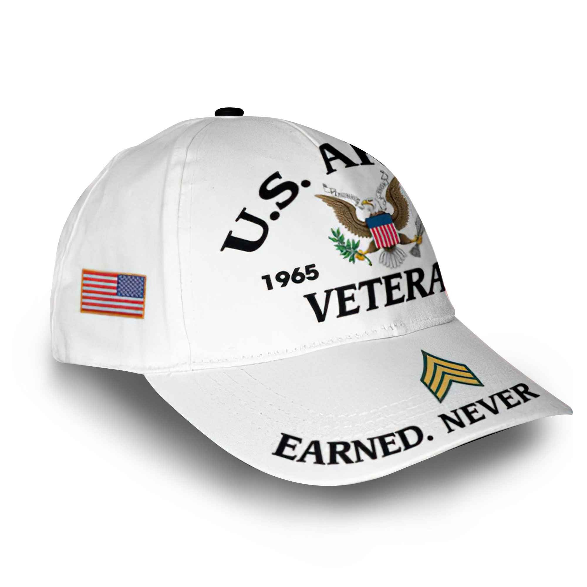 Premium Custom US Army Cap VPVC014301, Gifts For Army Veteran, Best Gifts On Father's Day, Armed Forces Day, Independence Day, Veterans Day.