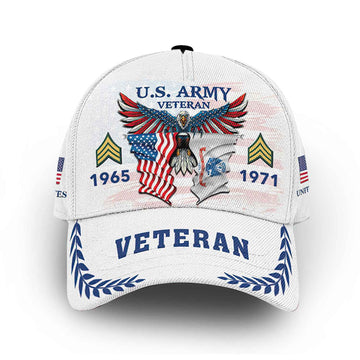 US Army Custom Cap VPVC014406, Gifts For Army Veteran, Best Gifts On Father's Day, Armed Forces Day, Independence Day, Veterans Day.