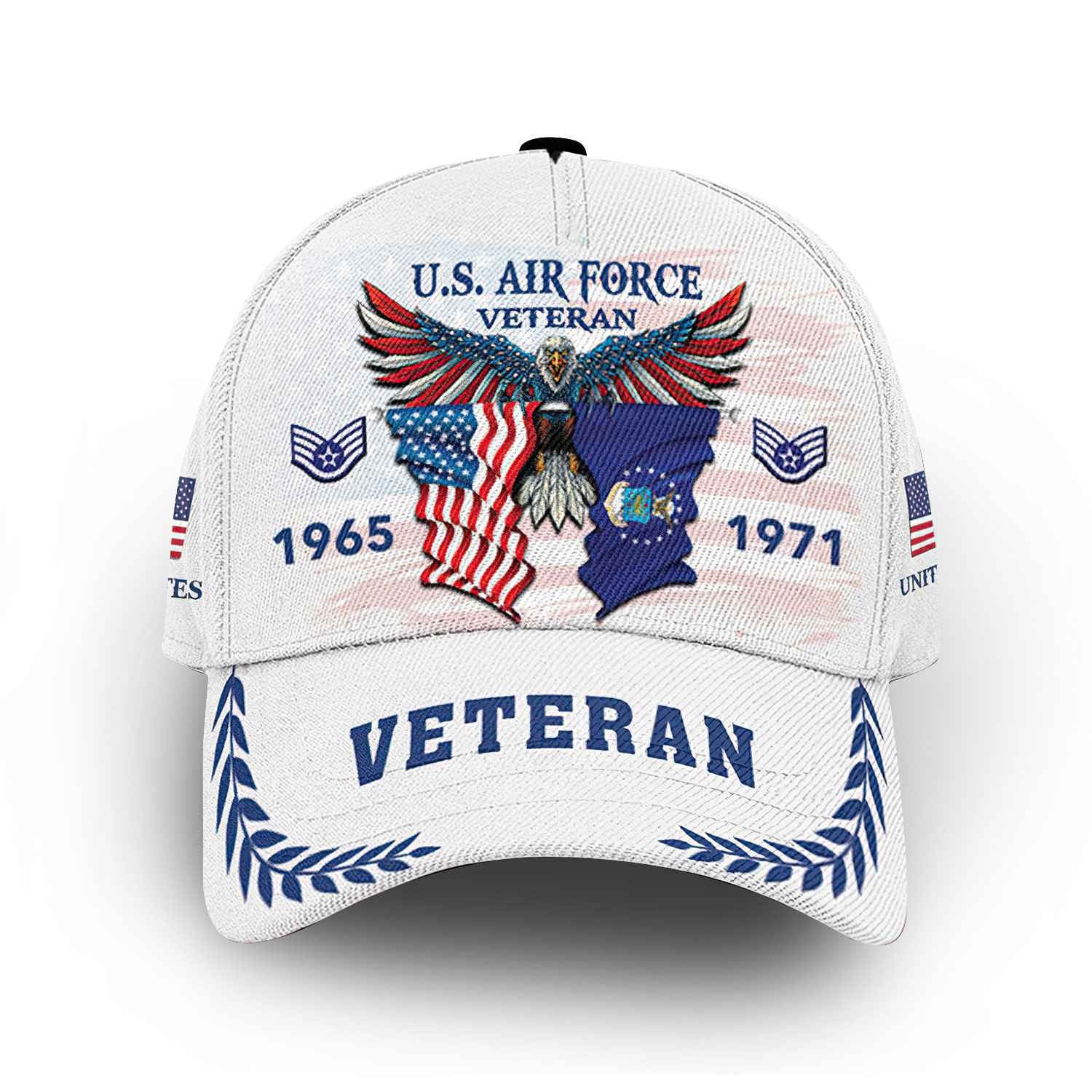 USAF Custom Cap VPVC014409, Gifts For Air Force Veteran, Best Gifts On Father's Day, Armed Forces Day, Independence Day, Veterans Day.