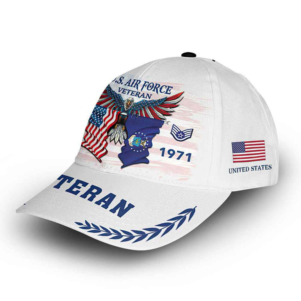 USAF Custom Cap VPVC014409, Gifts For Air Force Veteran, Best Gifts On Father's Day, Armed Forces Day, Independence Day, Veterans Day.