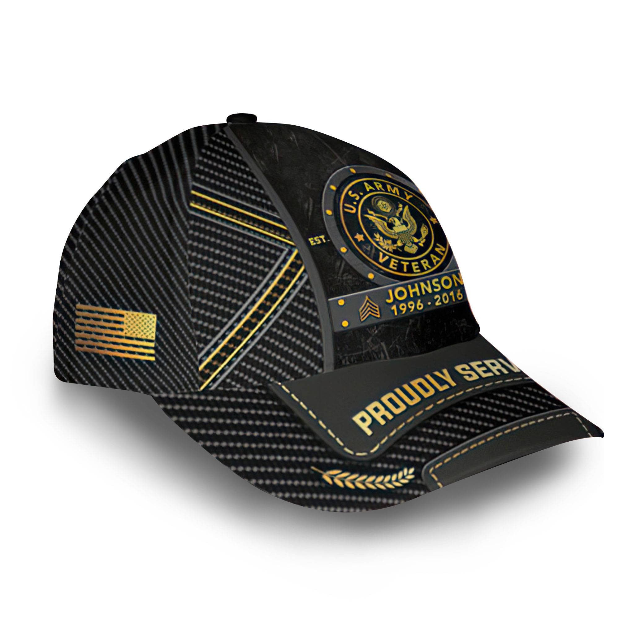 Premium Custom US Army Cap VPVC014506, Gifts For Army Veteran, Best Gifts On Father's Day, Armed Forces Day, Independence Day, Veterans Day.