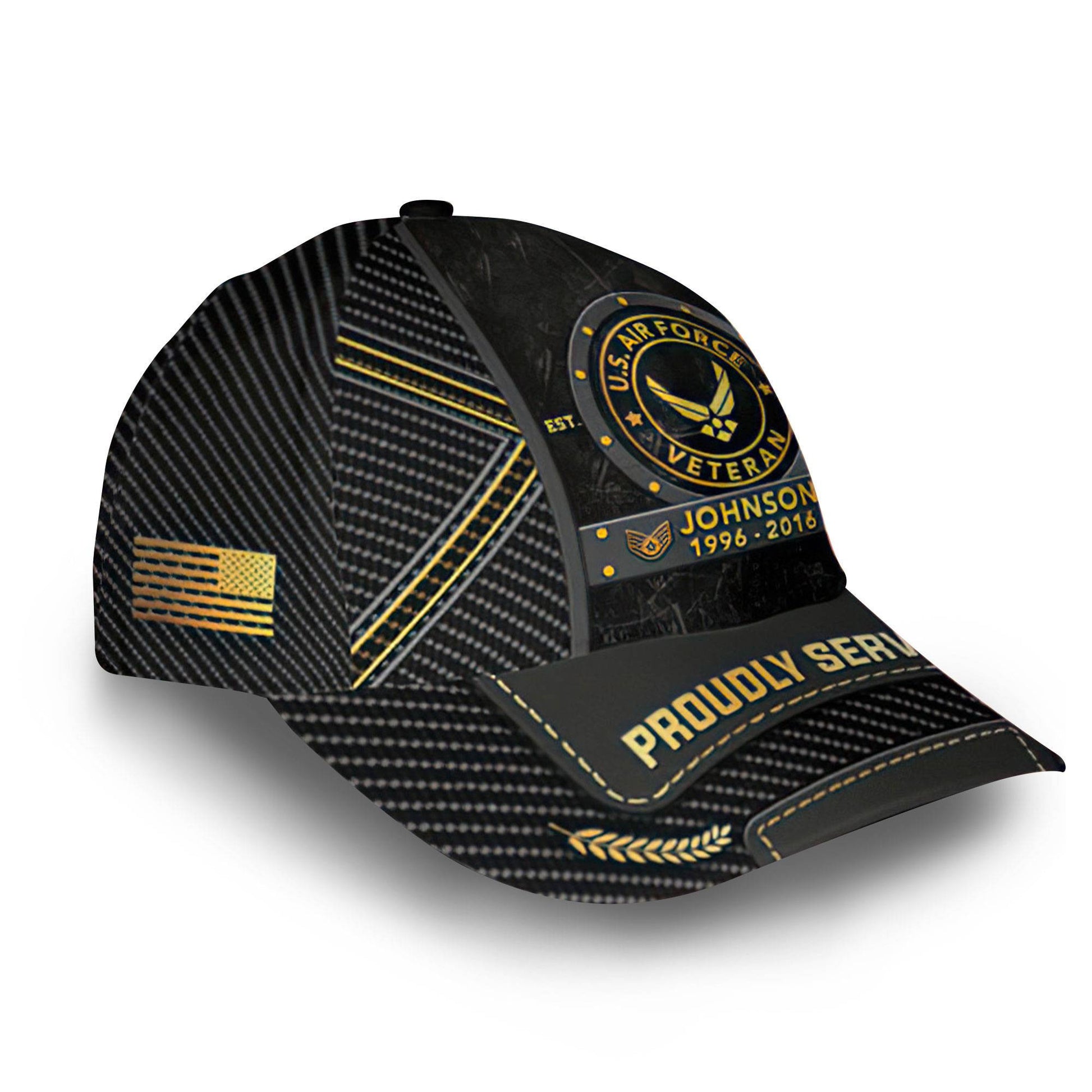 Premium Custom USAF Cap VPVC014509, Gifts For Air Force Veteran, Best Gifts On Father's Day, Armed Forces Day, Independence Day, Veterans Day.