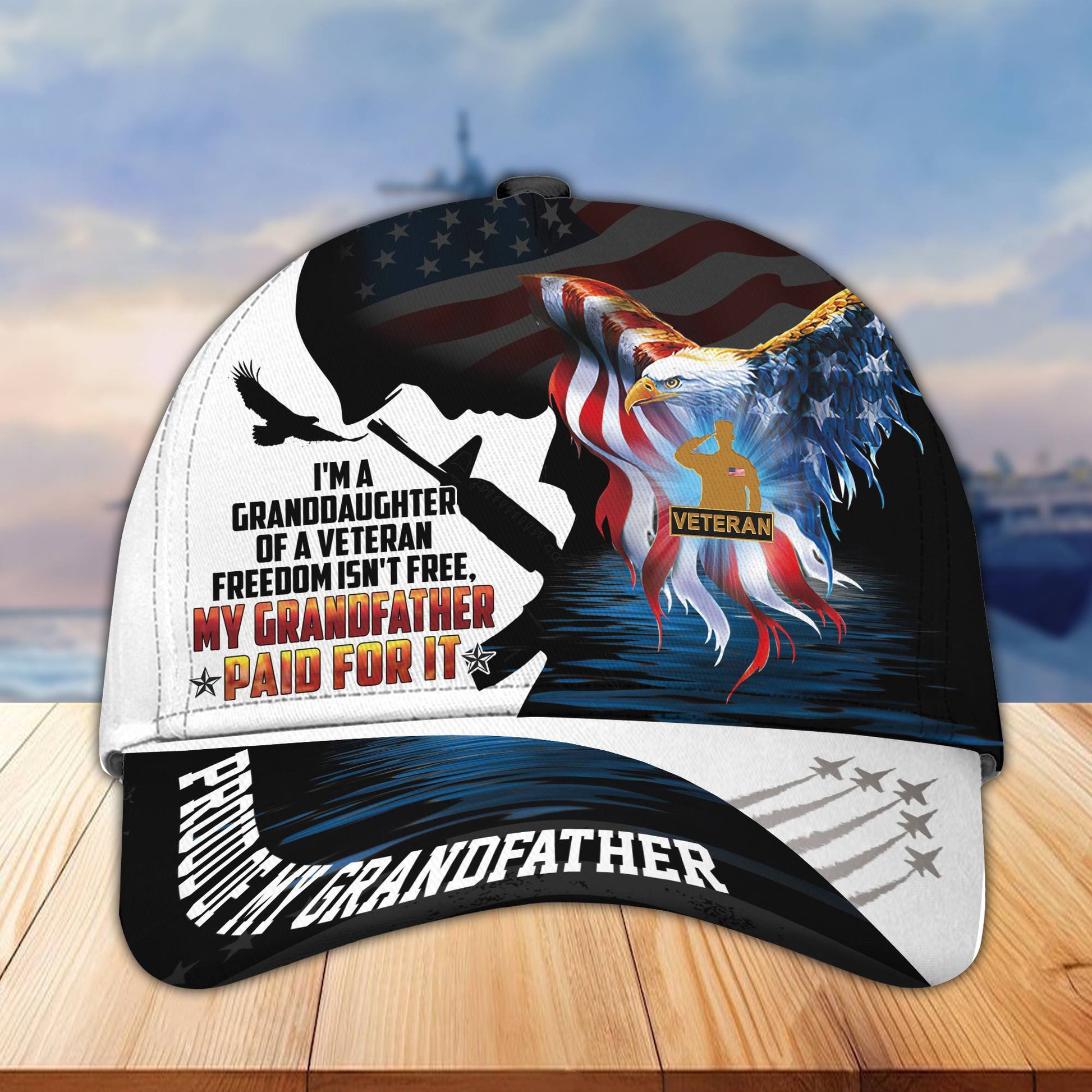 Premium Proud Of My Grandfather Cap BPVC040111