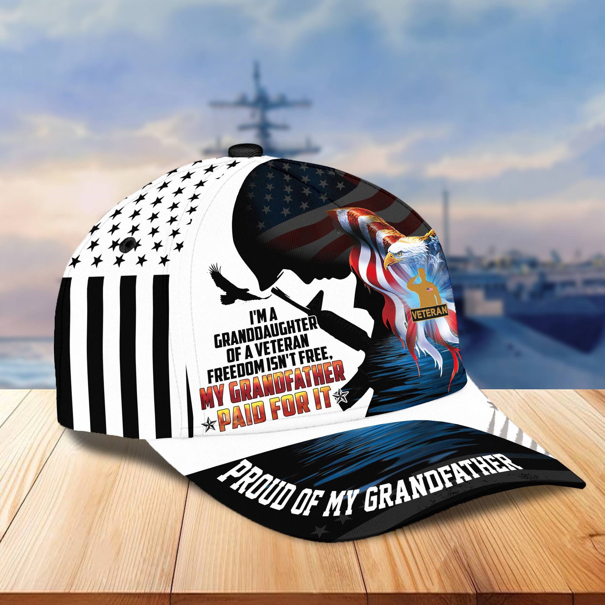 Premium Proud Of My Grandfather Cap BPVC040111