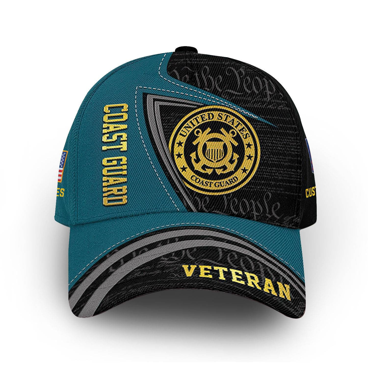 Unique Custom Name, Rank, USCG Cap VPVC014605, Gifts For Coast Guard Veteran, Best Gifts On Father's Day, Independence Day, Veterans Day.