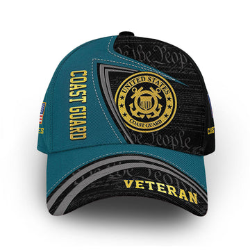 Unique Custom Name, Rank, USCG Cap VPVC014605, Gifts For Coast Guard Veteran, Best Gifts On Father's Day, Independence Day, Veterans Day.