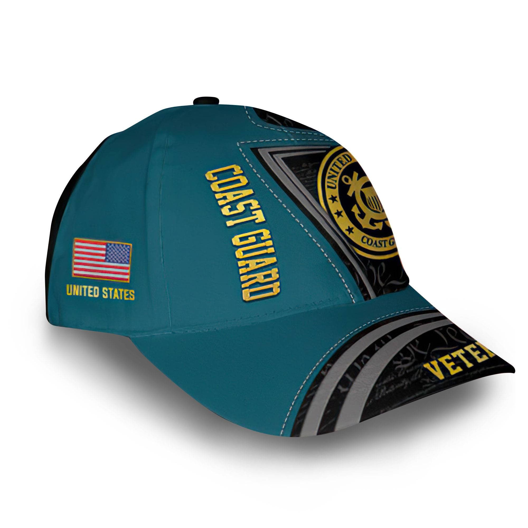 Unique Custom Name, Rank, USCG Cap VPVC014605, Gifts For Coast Guard Veteran, Best Gifts On Father's Day, Independence Day, Veterans Day.