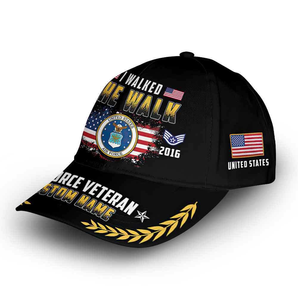Premium Custom USAF Cap VPVC014609, Gifts For Air Force Veteran, Best Gifts On Father's Day, Armed Forces Day, Independence Day, Veterans Day.