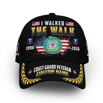 Premium Custom USCG Cap VPVC014610, Gifts For Coast Guard Veteran, Best Gifts On Father's Day, Armed Forces Day, Independence Day, Veterans Day.
