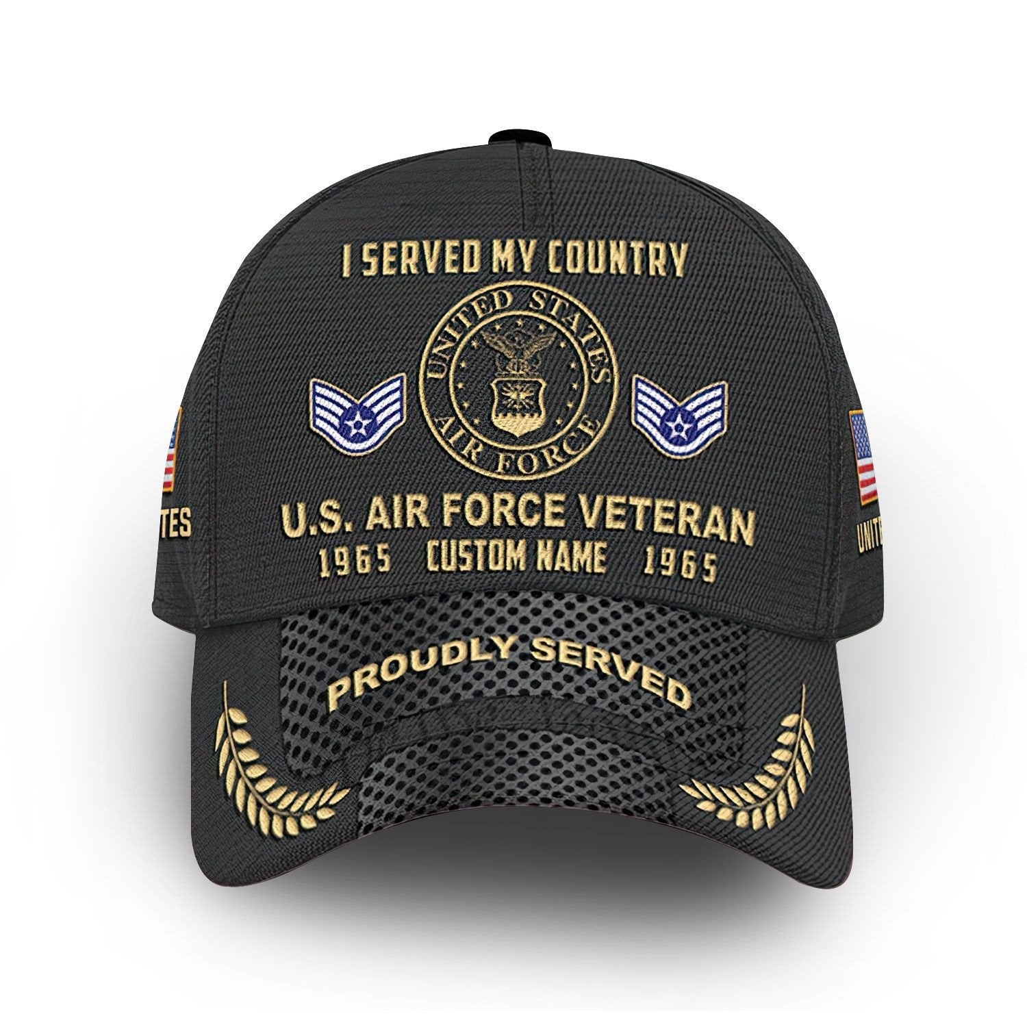 USAF Custom Cap VPVC014704, Gifts For Air Force Veteran, Best Gifts On Father's Day, Armed Forces Day, Independence Day, Veterans Day.