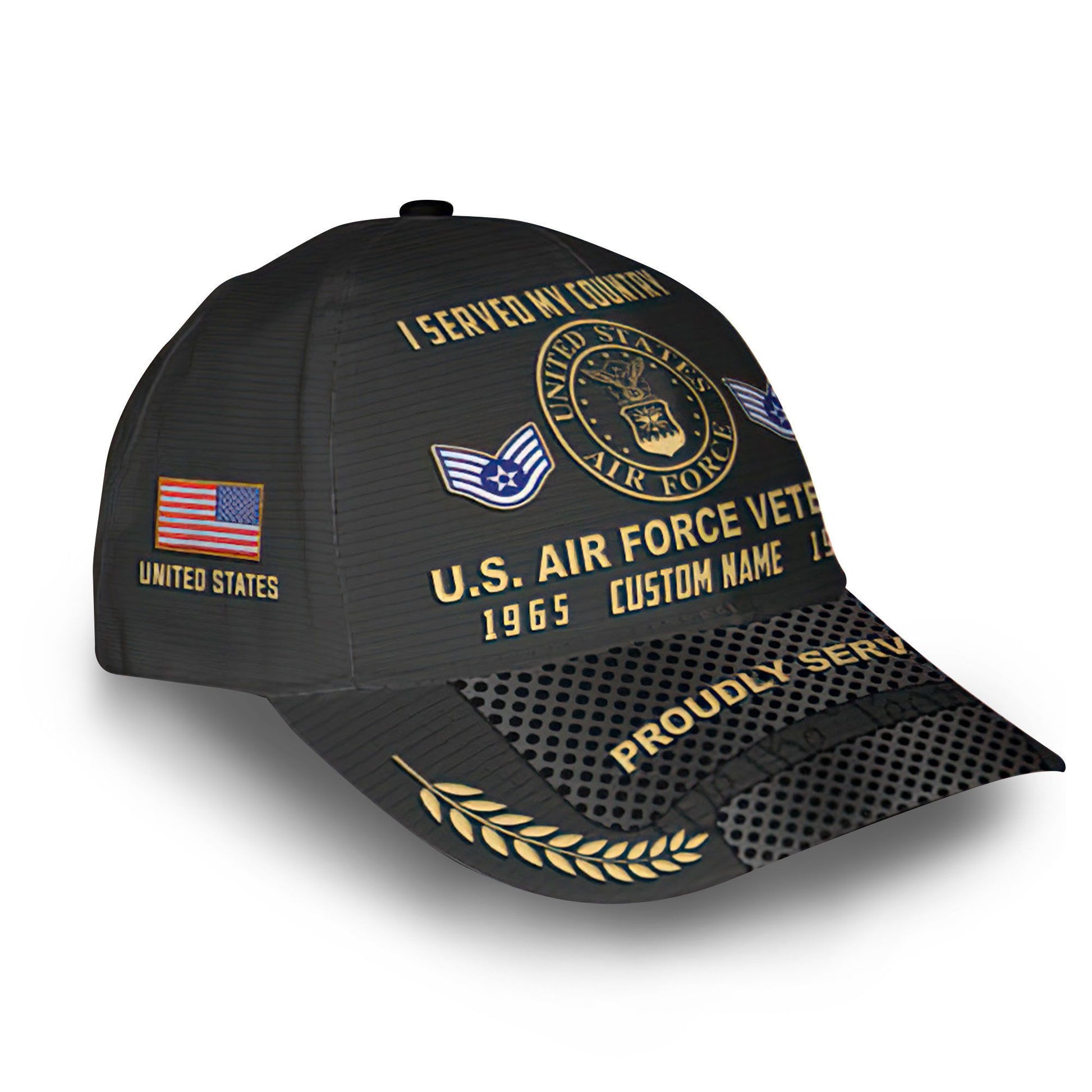 USAF Custom Cap VPVC014704, Gifts For Air Force Veteran, Best Gifts On Father's Day, Armed Forces Day, Independence Day, Veterans Day.
