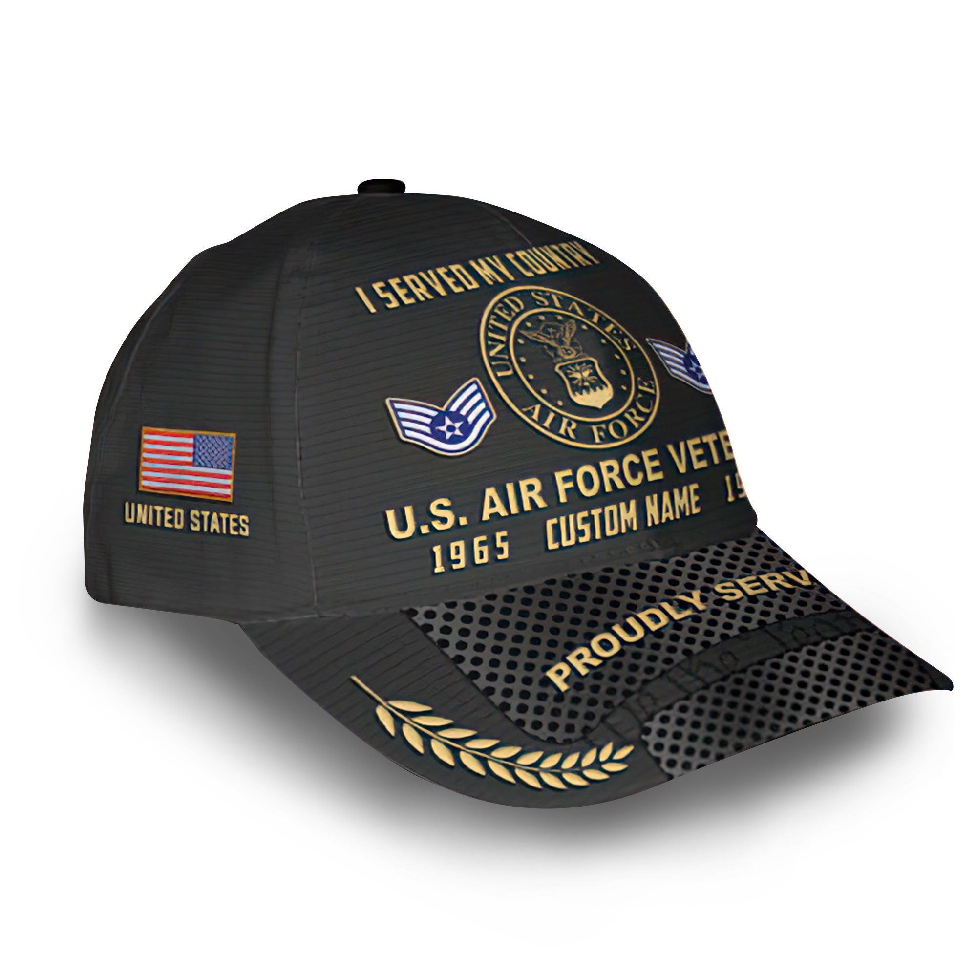 USAF Custom Cap VPVC014704, Gifts For Air Force Veteran, Best Gifts On Father's Day, Armed Forces Day, Independence Day, Veterans Day.