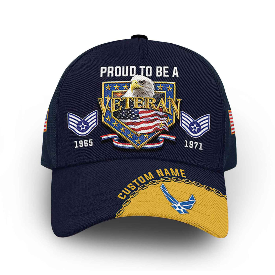 Premium USAF Cap VPVC014709, Custom Name, Rank, Year, Gifts For Air Force Veteran, Best Gifts On Father's Day, Armed Forces Day, Independence Day, Veterans Day.