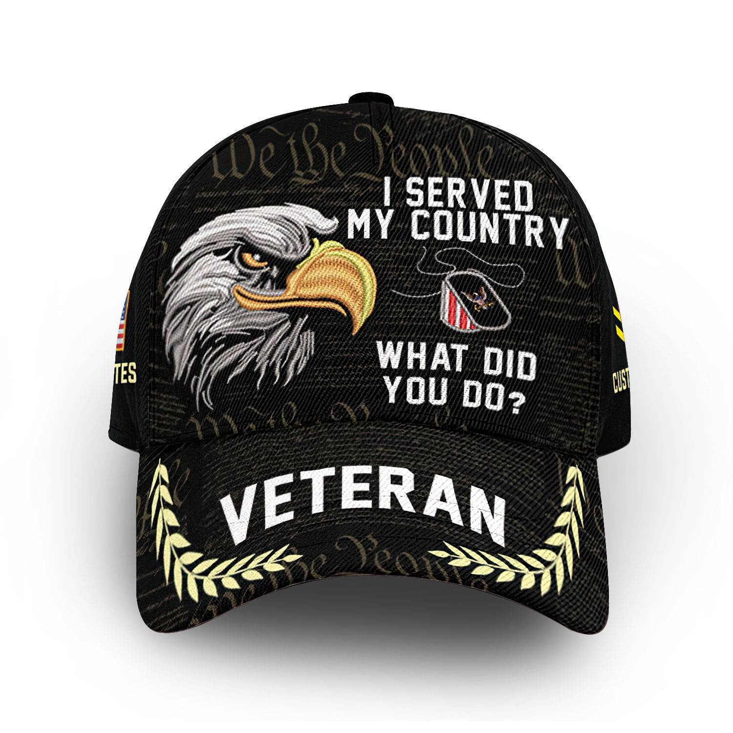 Unique Custom Name, Rank, US Navy Cap VPVC014807, Gifts For Navy Veteran, Best Gifts On Father's Day, Independence Day, Veterans Day.