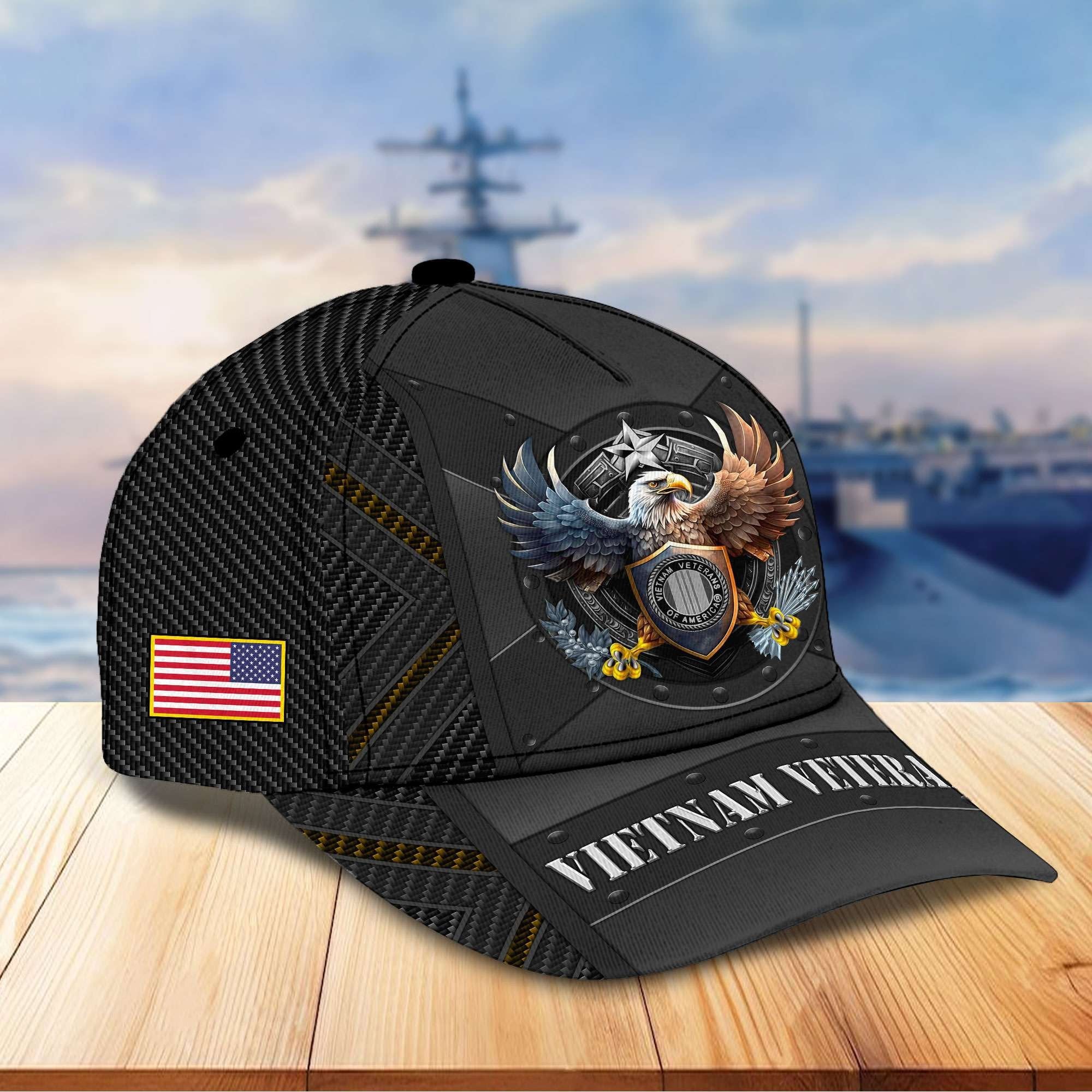 Premium US Veterans Cap BPHN260312, Gifts For US Veterans, Best Gifts On Armed Forces Day, Father's Day, Independence Day, Veterans Day.